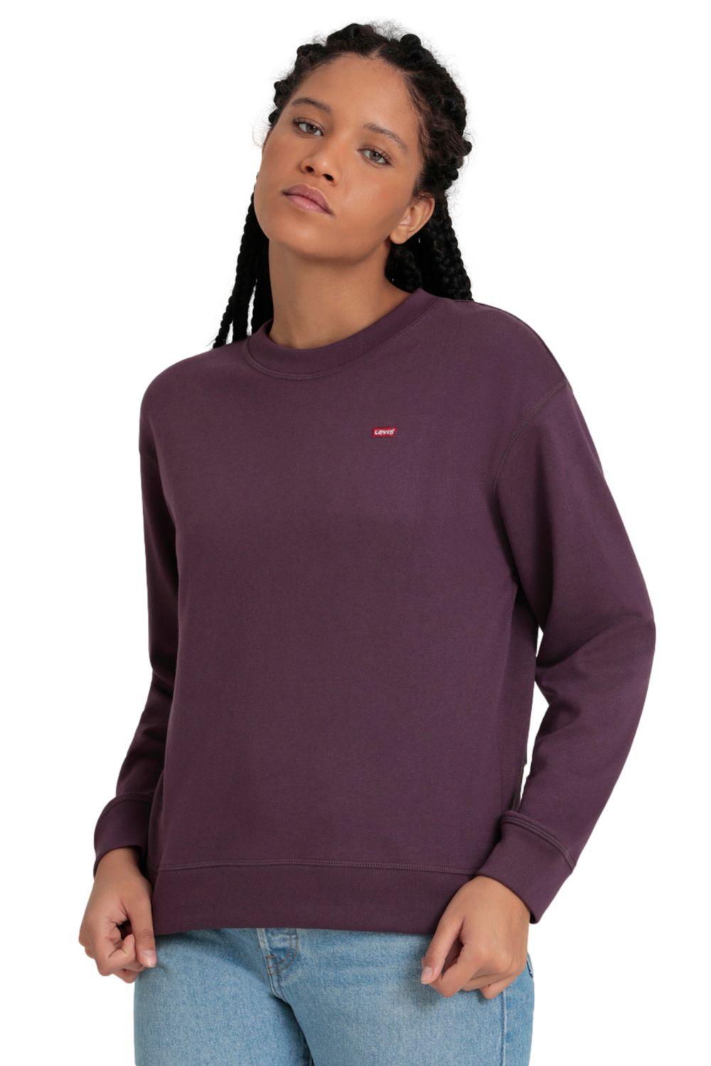 Polerón Mujer Regular Fit Mini Logo Morado Levis 24688-0061-0