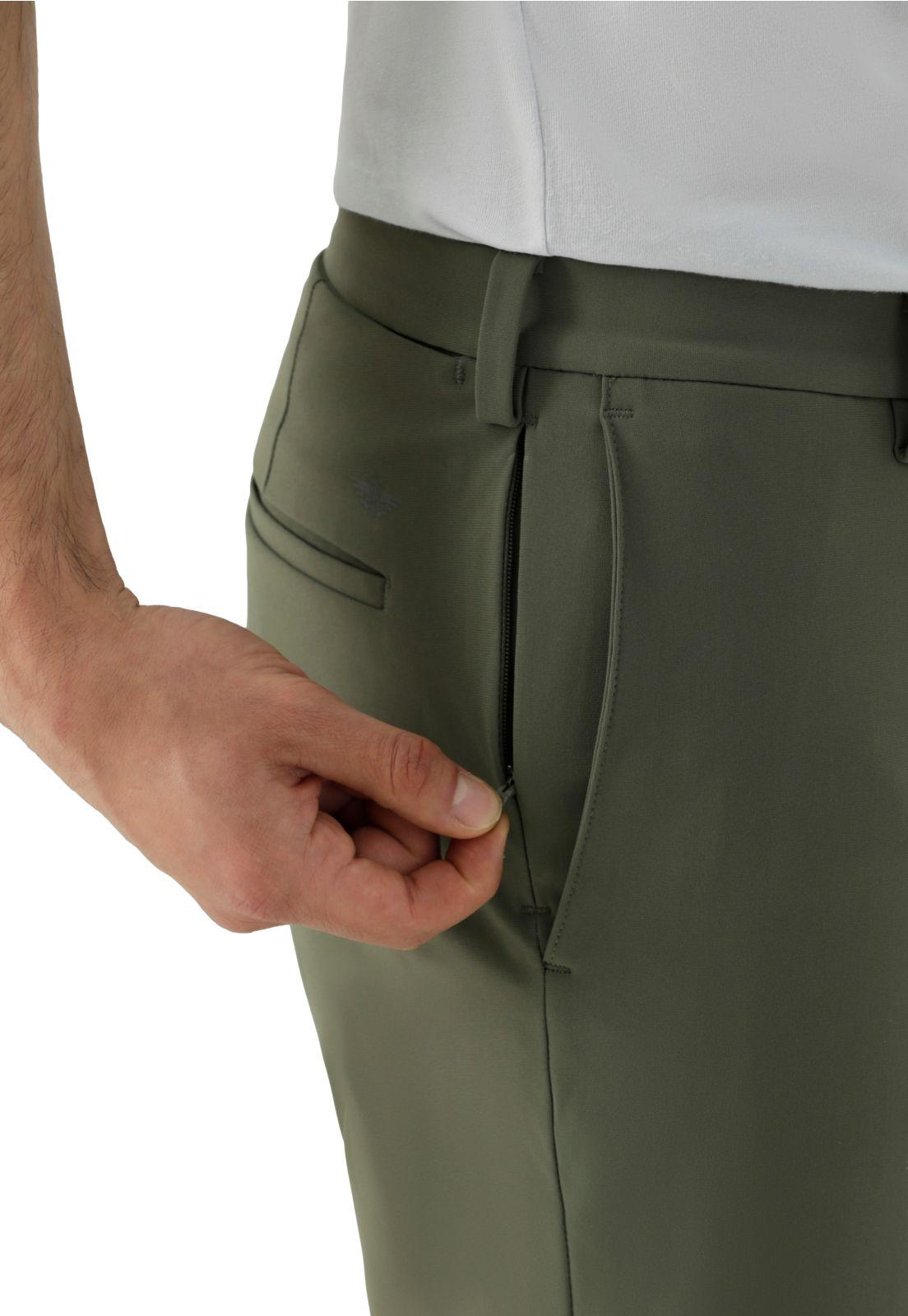 Pantalón Hombre Go Airweave Chino Slim Fit Verde 002VW-0004-3