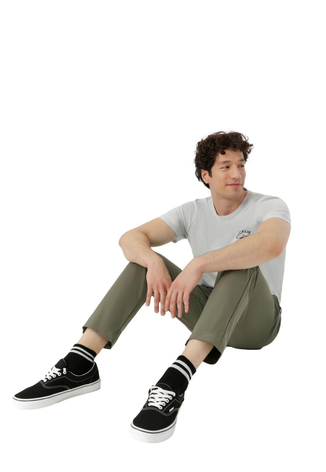 Pantalón Hombre Go Airweave Chino Slim Fit Verde 002VW-0004-5