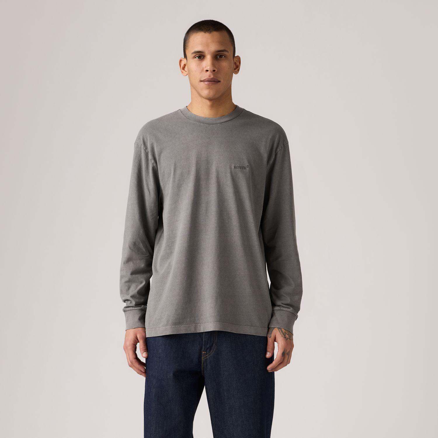 Polera Hombre Authentic Long Sleeve Gris Levis A6887-0038-0
