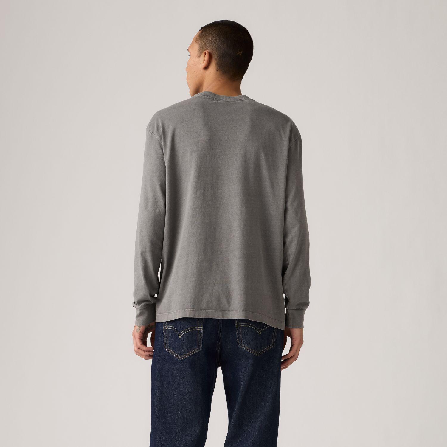 Polera Hombre Authentic Long Sleeve Gris Levis A6887-0038-1