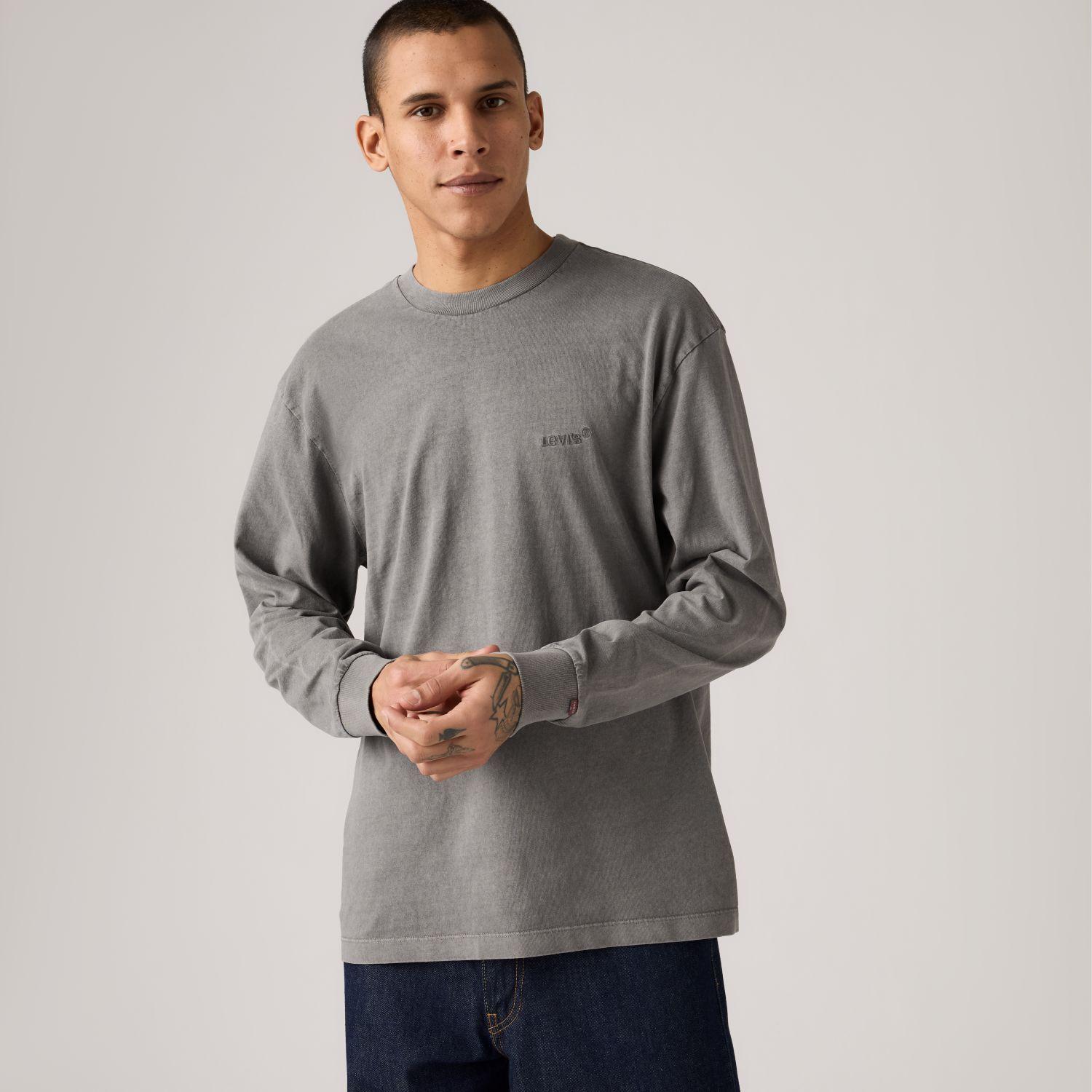 Polera Hombre Authentic Long Sleeve Gris Levis A6887-0038-2