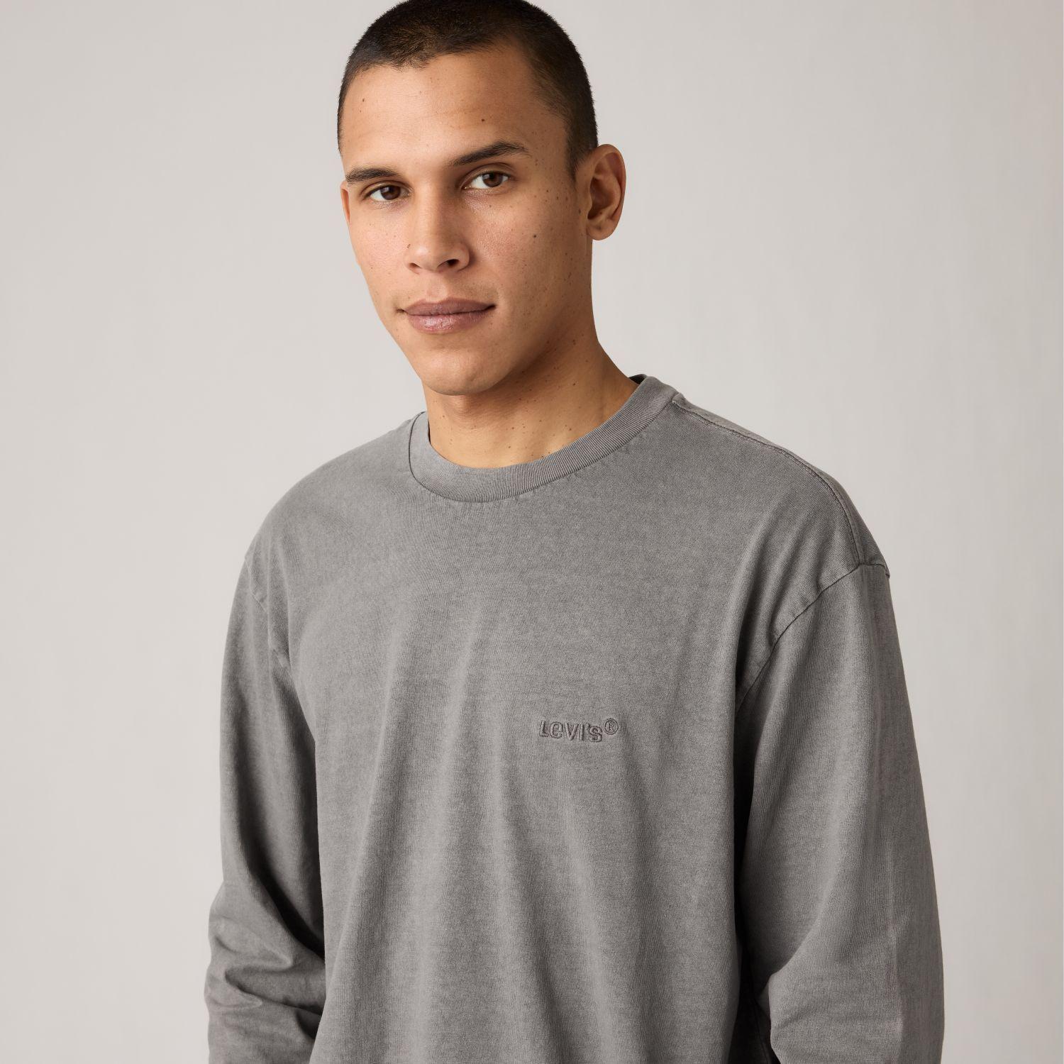 Polera Hombre Authentic Long Sleeve Gris Levis A6887-0038-3