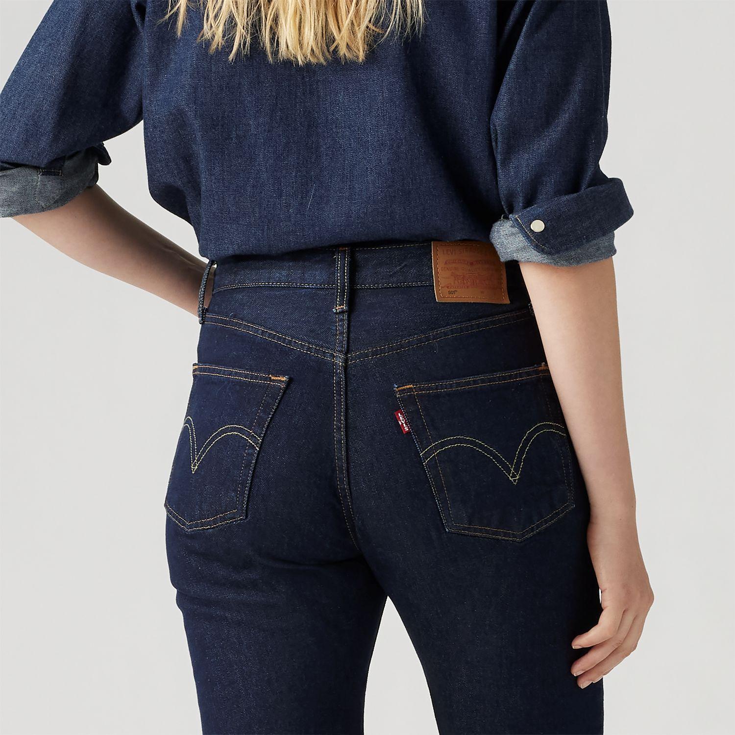 Jeans Mujer 501 Original Fit Azul Levis 12501-0384-4