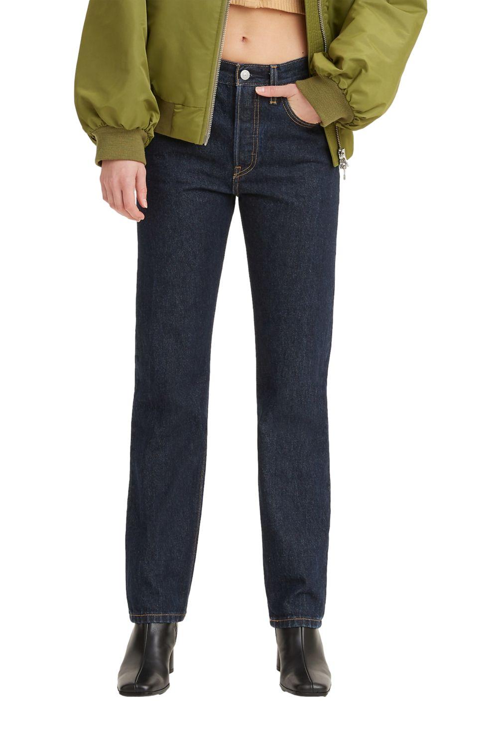 Jeans Mujer 501 Original Fit Azul Levis 12501-0384-0