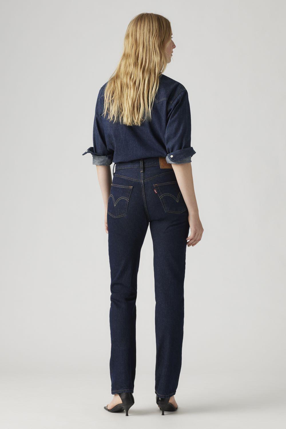 Jeans Mujer 501 Original Fit Azul Levis 12501-0384-3