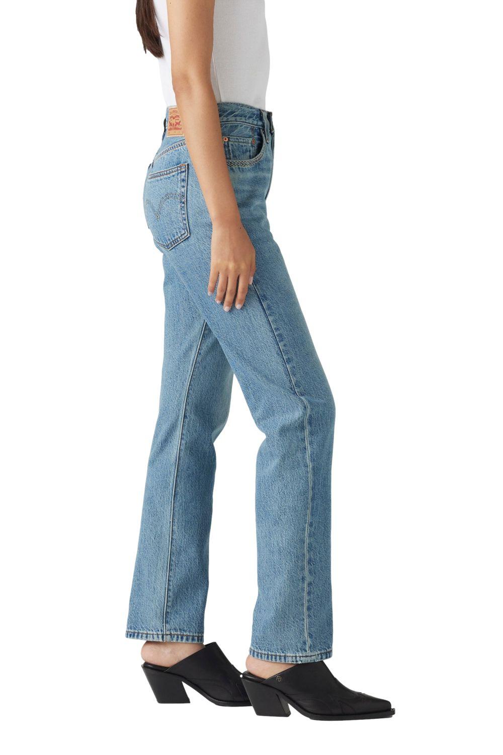 Jeans Mujer 501 Celeste Levis 12501-0576-1