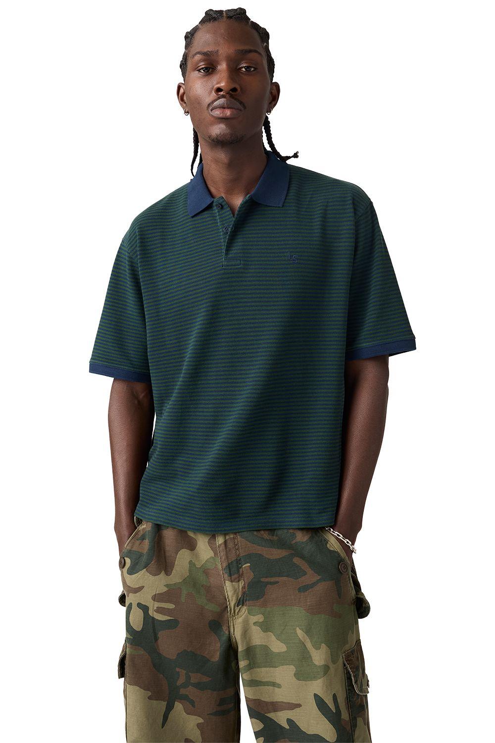 Polera Hombre Finn Cropped Polo Verde Levis 005FN-0000-0