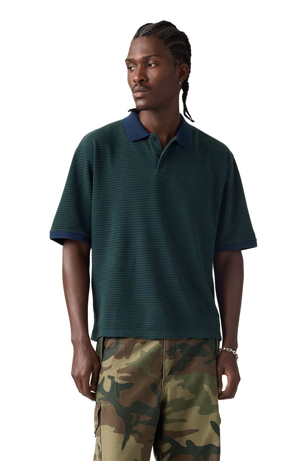Polera Hombre Finn Cropped Polo Verde Levis 005FN-0000-2