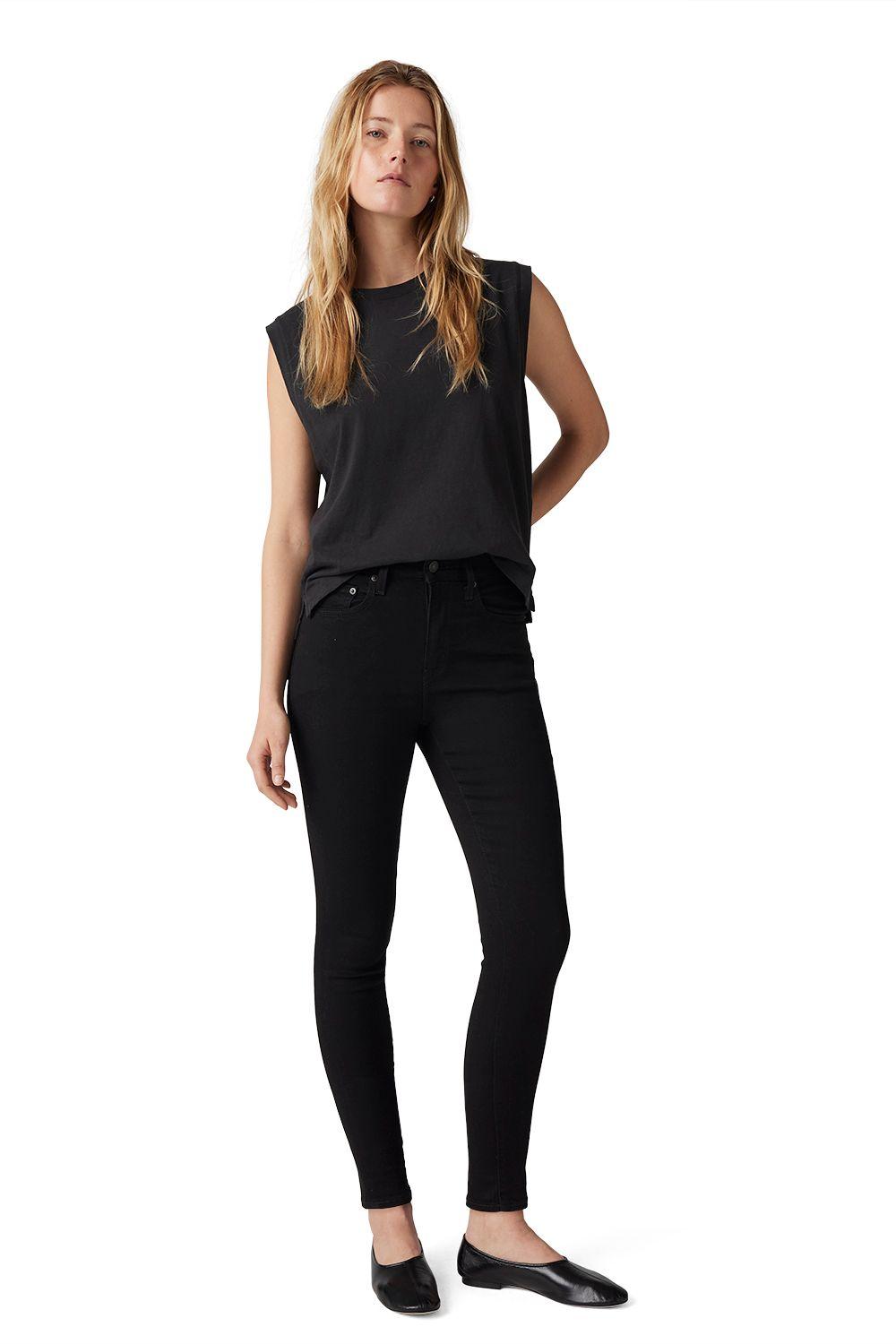 Jeans Mujer 721 High Rise Skinny Negro Levis 18882-0762-0