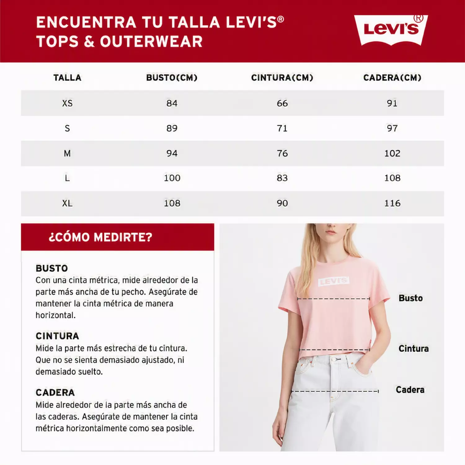 Polera Mujer Cropped Anyday Tee Blanco Levis 0087V-0000-4
