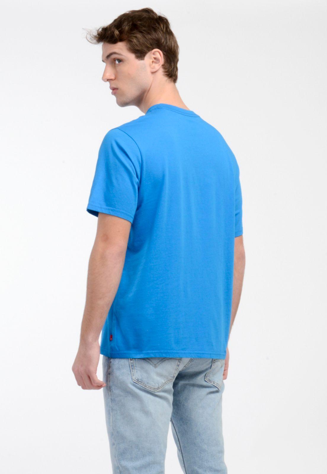 Polera Hombre Lisa Azul Levis 16143-0596-1
