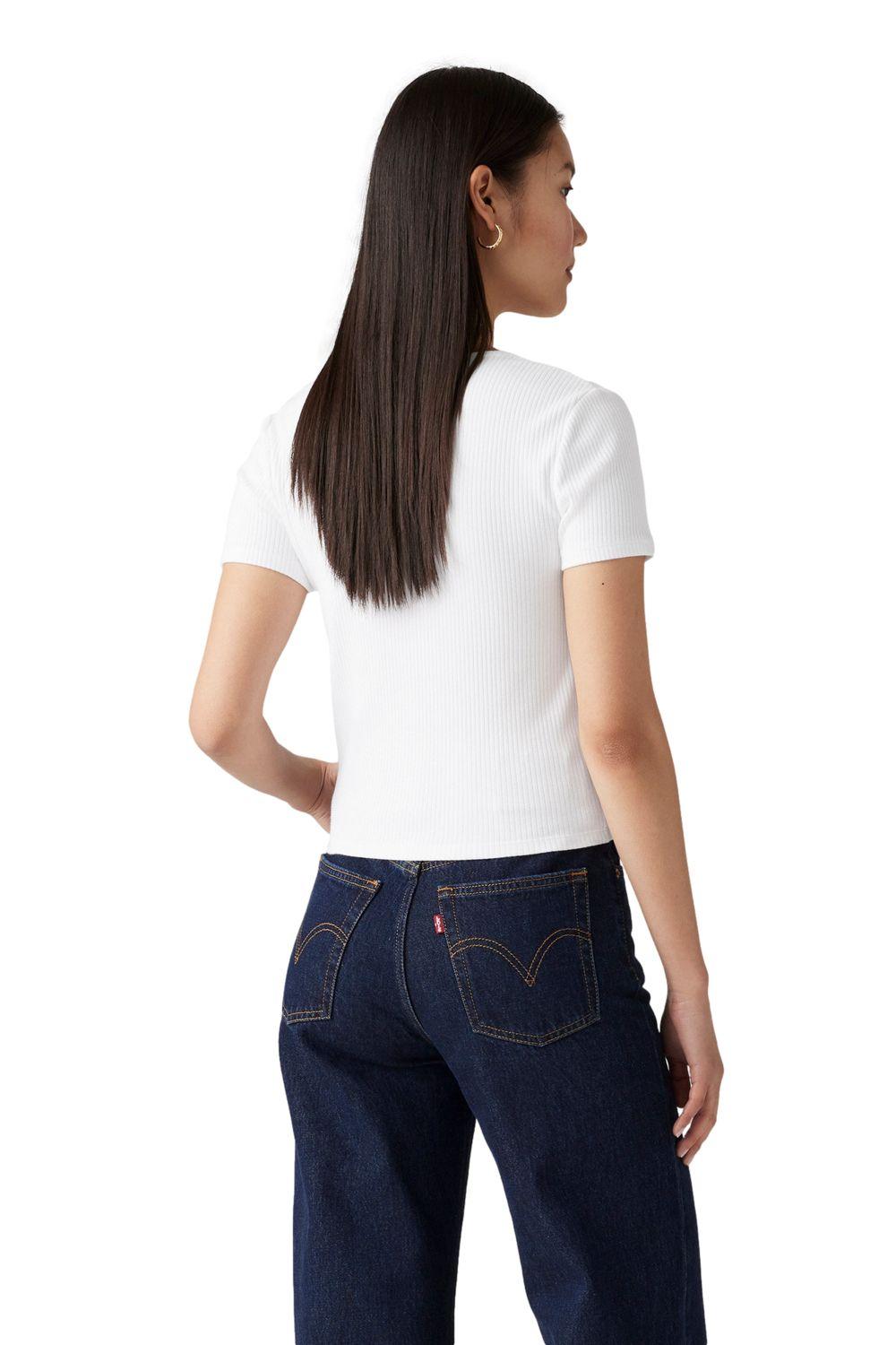 Polera Mujer Muse Tee Blanco Levis A8782-0012-1