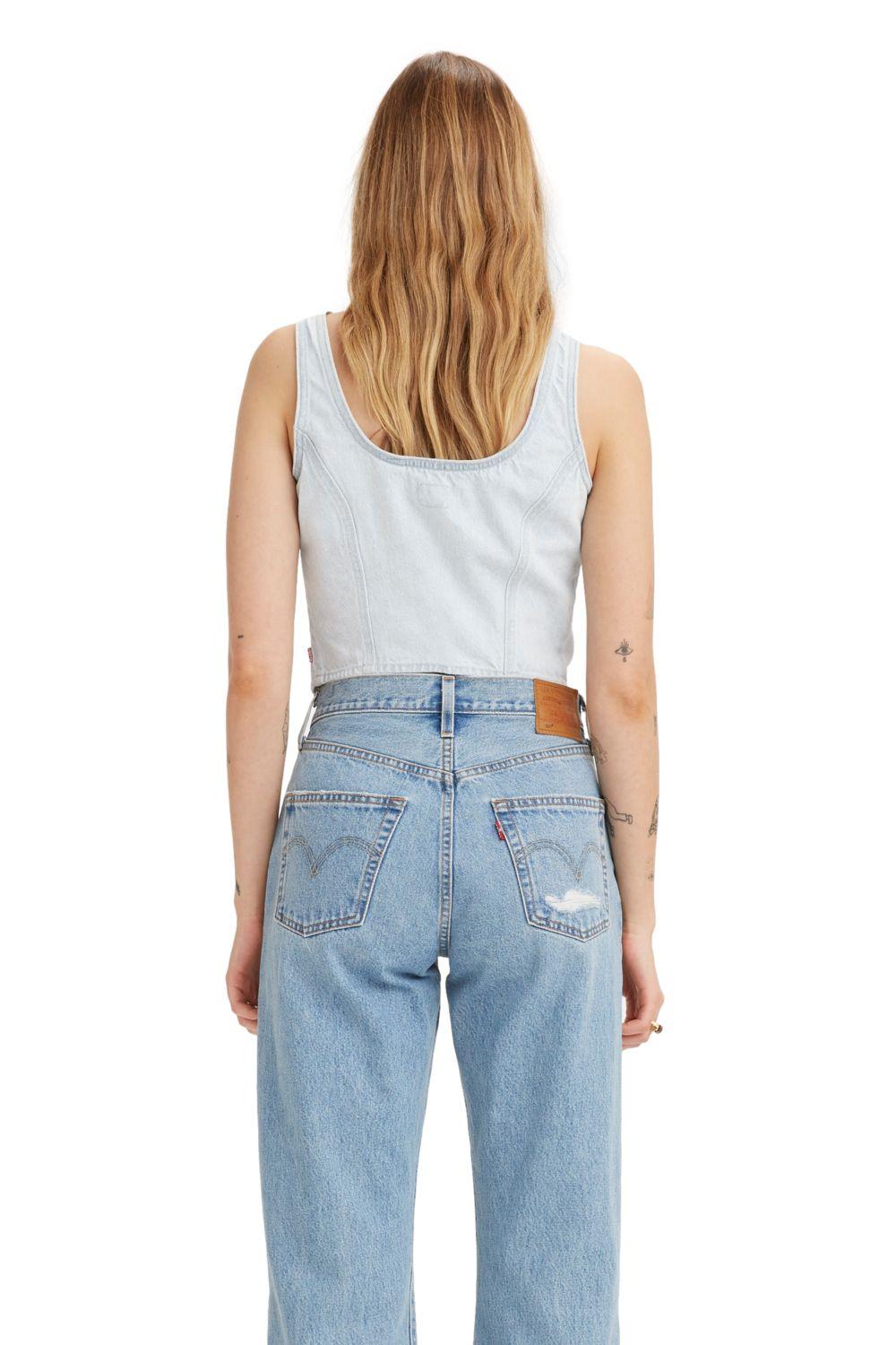 Polera Mujer Corset Celeste Levis A3358-0000-2