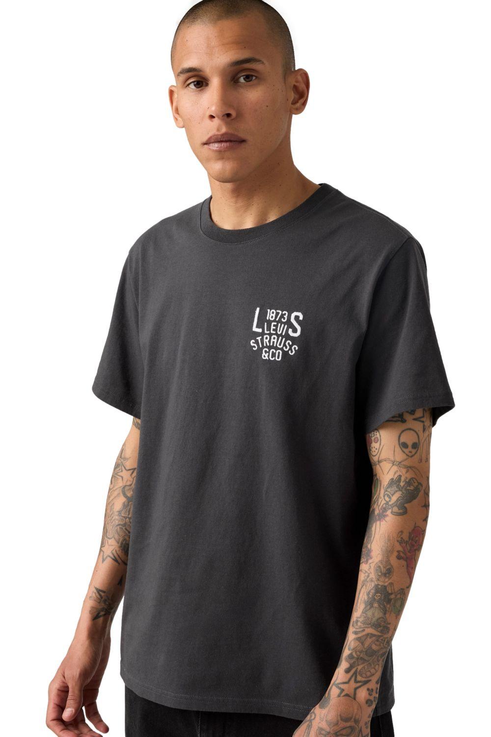 Polera Hombre Ss Relaxed Fit Tee Gris Levis 16143-2101-2