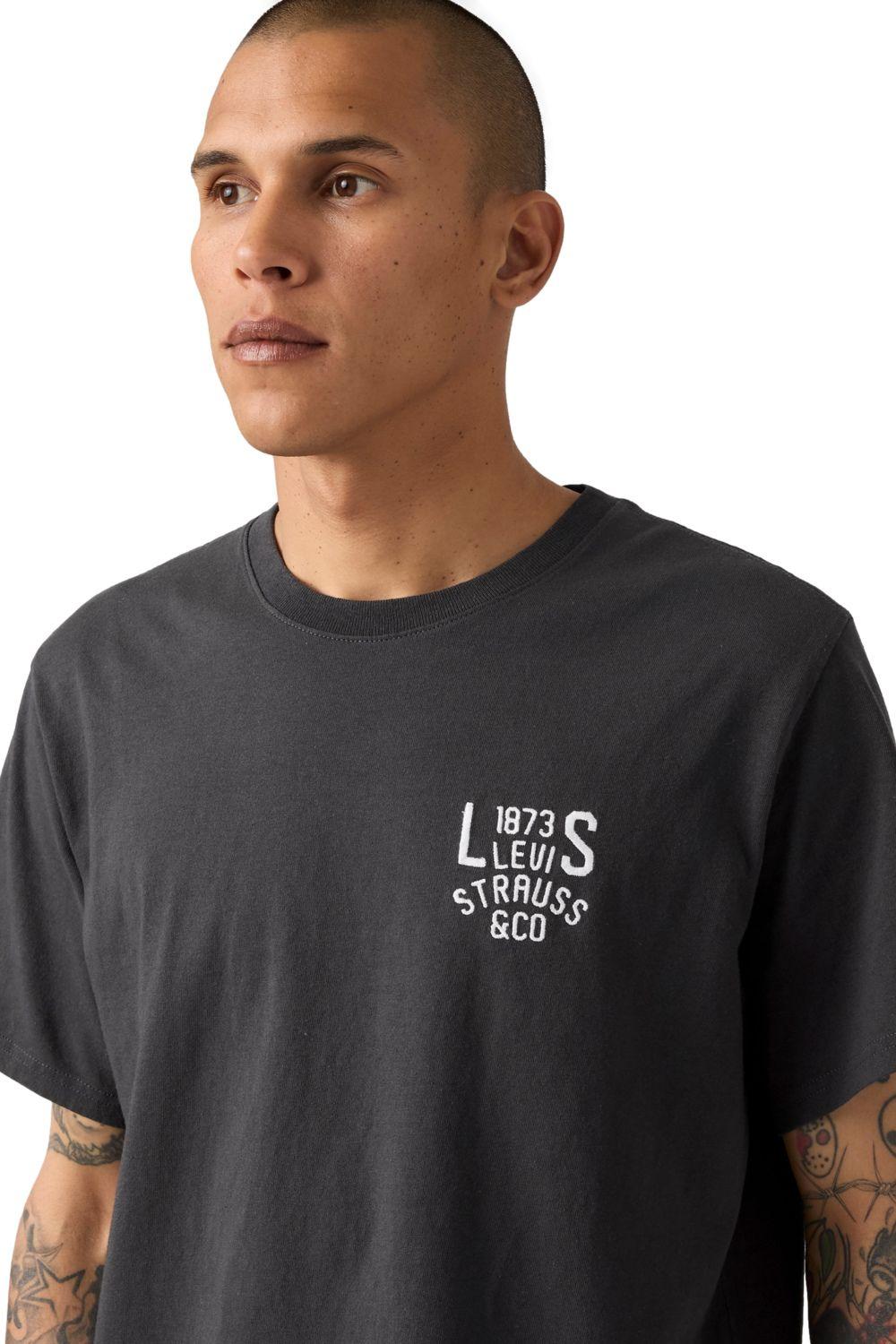 Polera Hombre Ss Relaxed Fit Tee Gris Levis 16143-2101-3