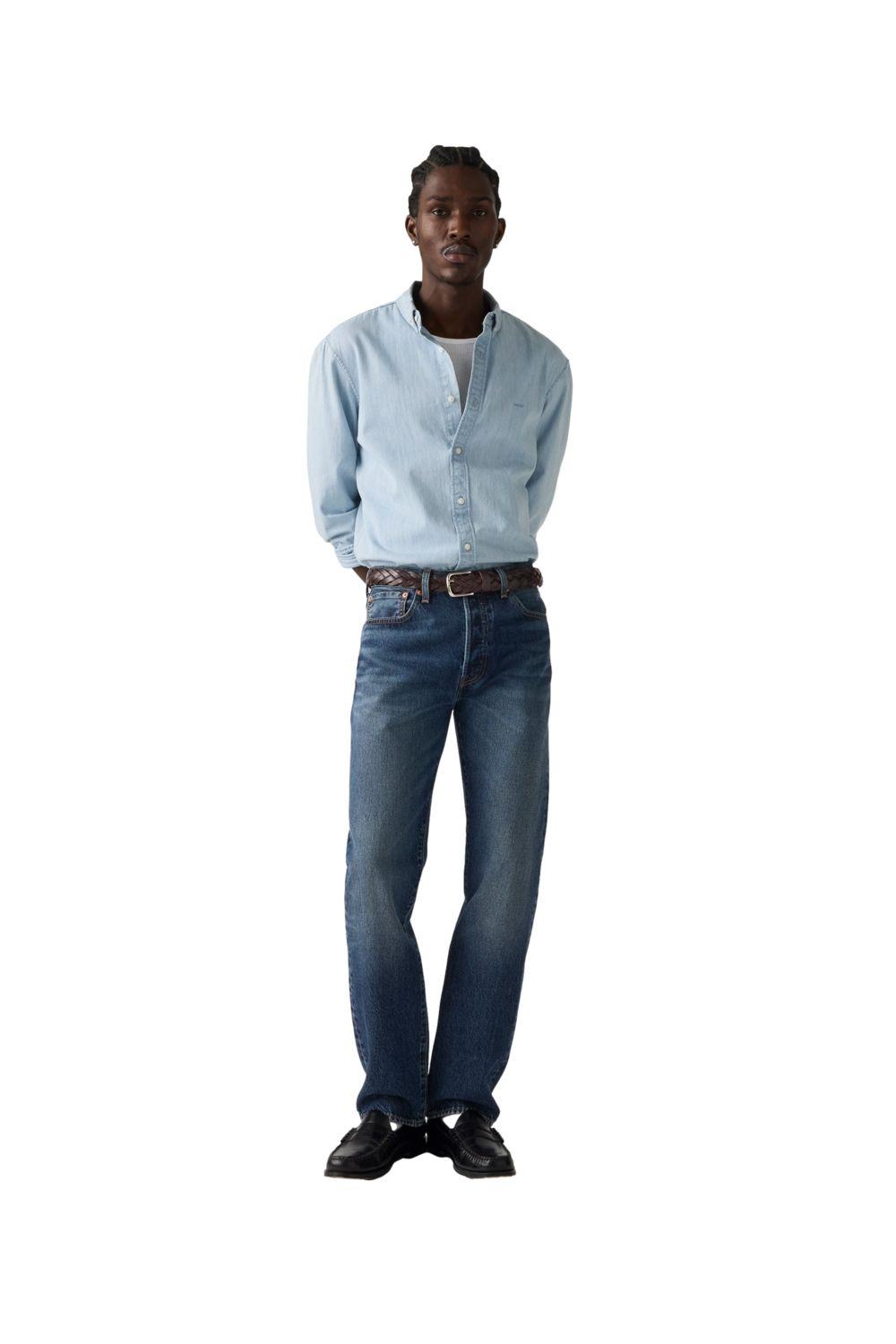 Jeans Hombre 501 Original Azul Levis 00501-3737-3