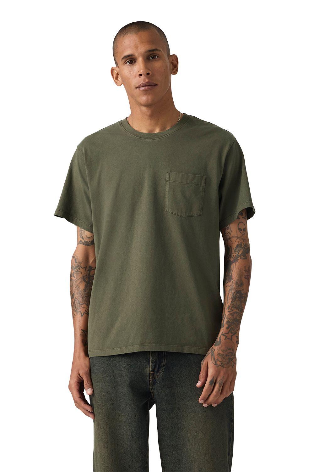 Polera Hombre Softee Verde Levis 005H0-0041-0