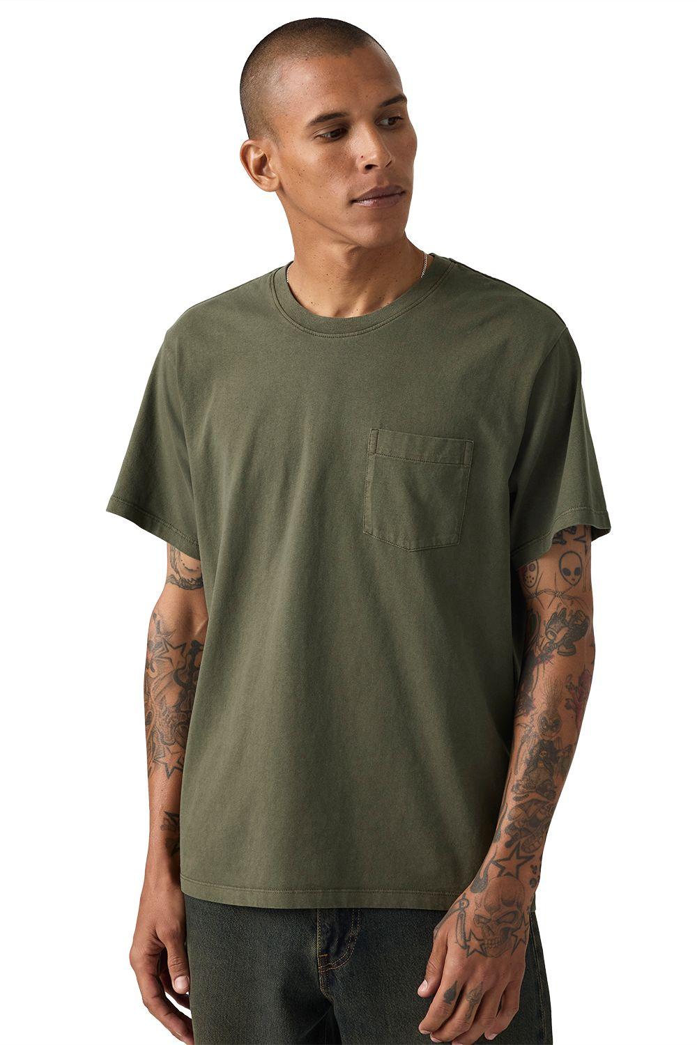 Polera Hombre Softee Verde Levis 005H0-0041-2