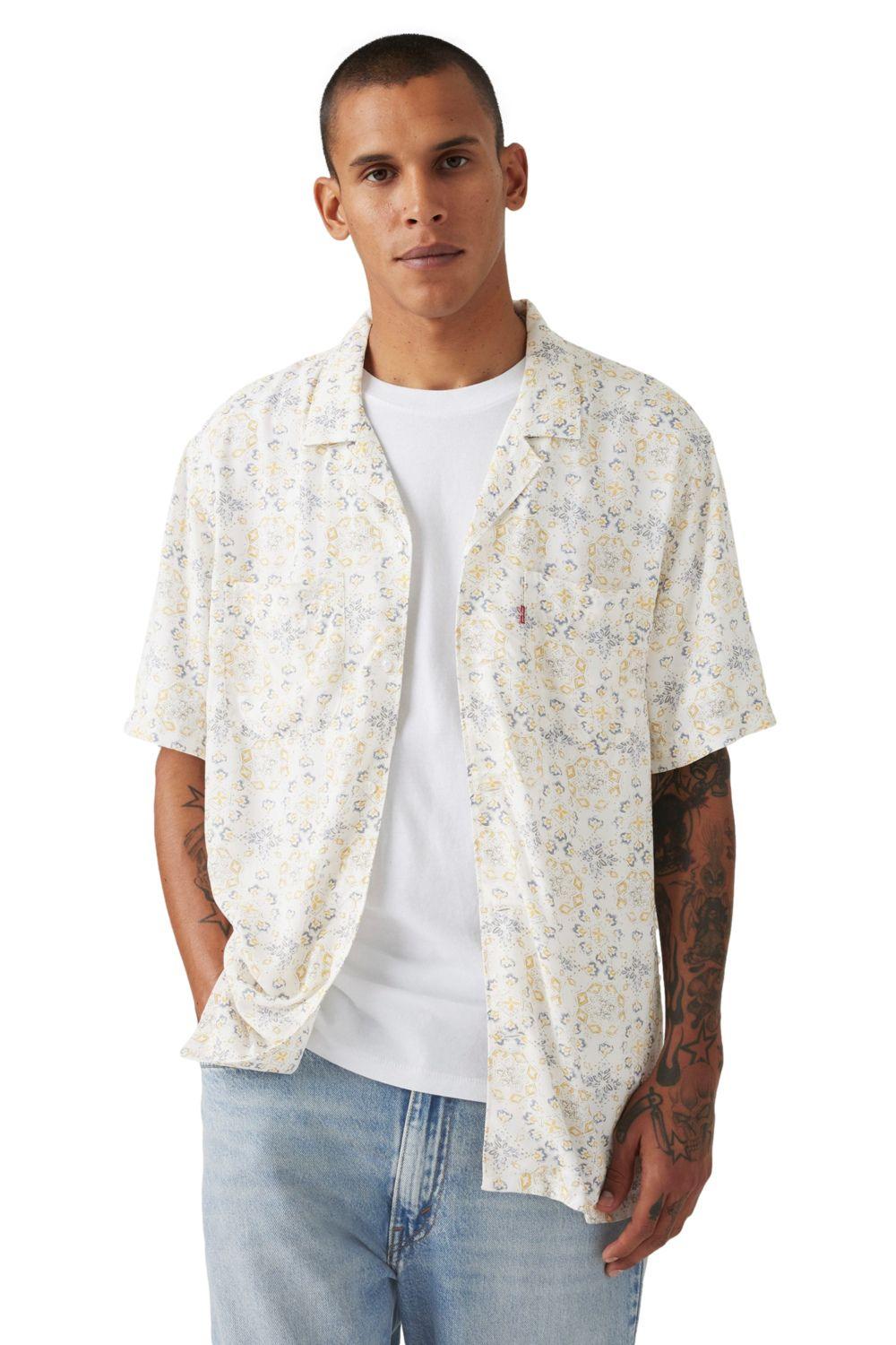 Camisa Hombre S/s Classic Camper Beige Levis 21976-0115-0