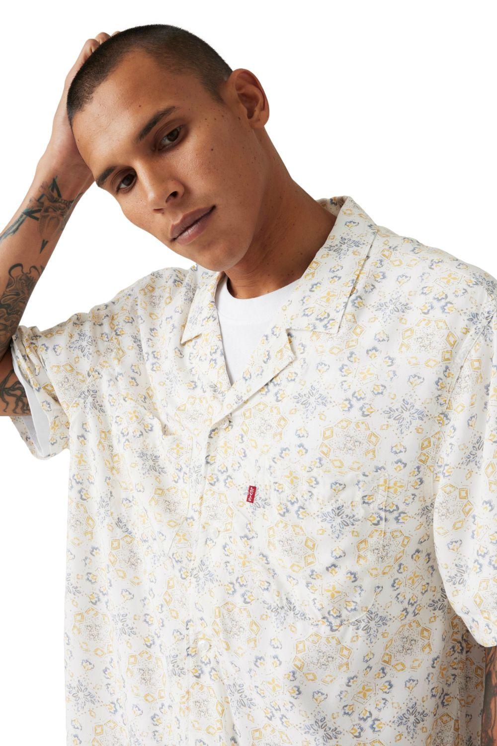 Camisa Hombre S/s Classic Camper Beige Levis 21976-0115-3