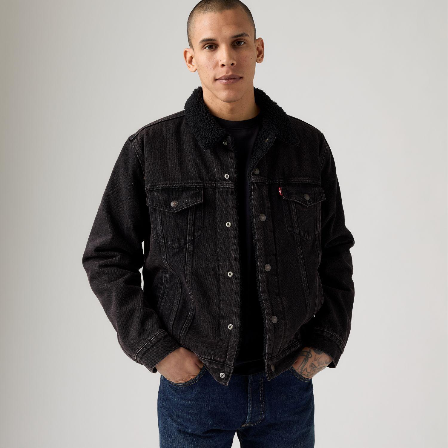 Chaqueta Hombre Type 3 Sherpa Trucker Negro Levis 16365-0291-2