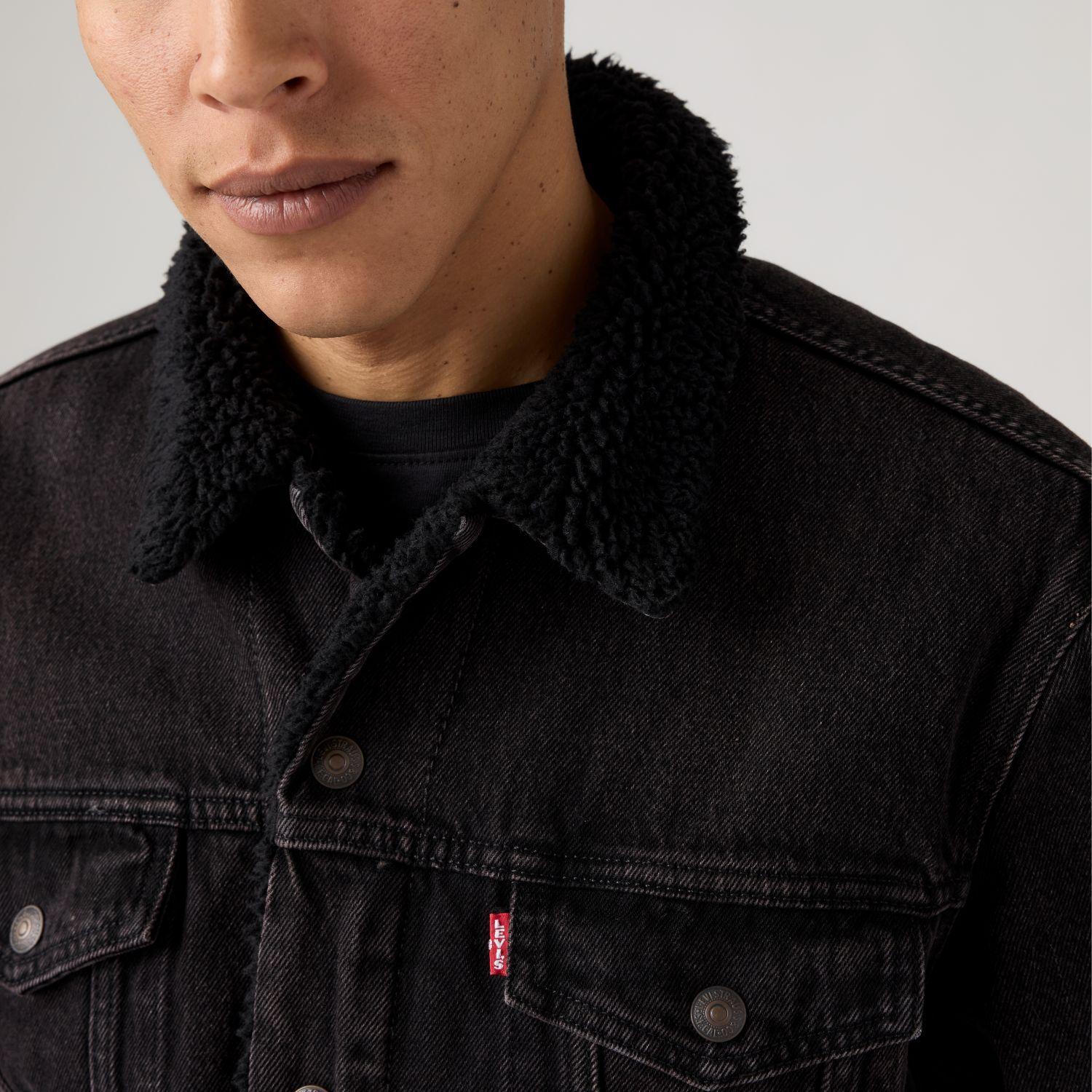 Chaqueta Hombre Type 3 Sherpa Trucker Negro Levis 16365-0291-3