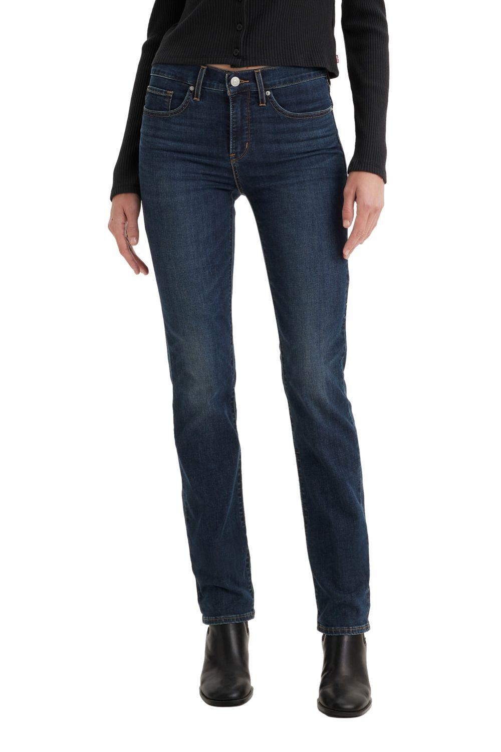 Jeans Mujer 314 Shaping Straight Azul Levis 19631-0198-0