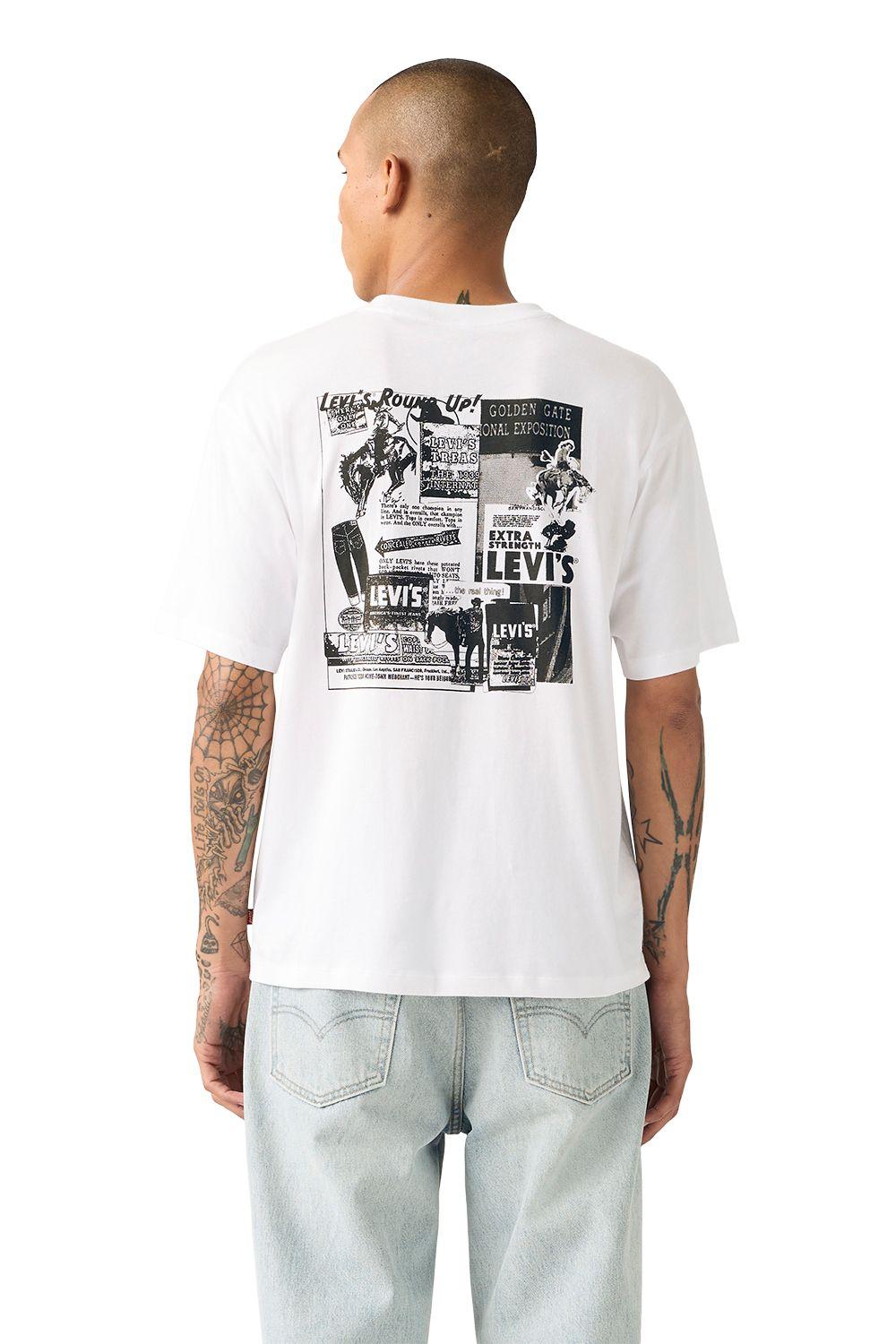 Polera Hombre Vintage Fit Graphic Tee Blanco Levis 87373-0394-1