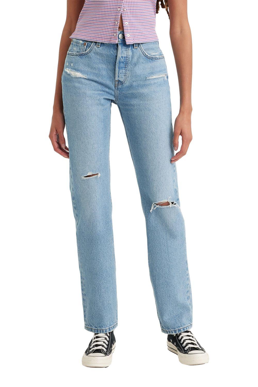 Jeans Mujer 501 Original Fit Azul Levis 12501-0493-0