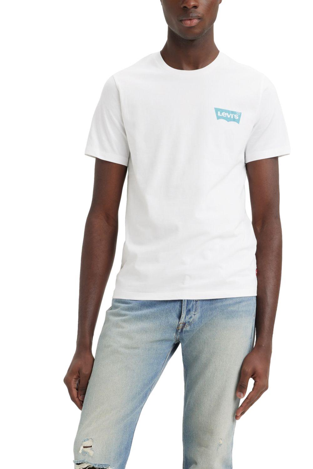 Polera Hombre Cuello Redondo Blanco Levis 22491-1416-0