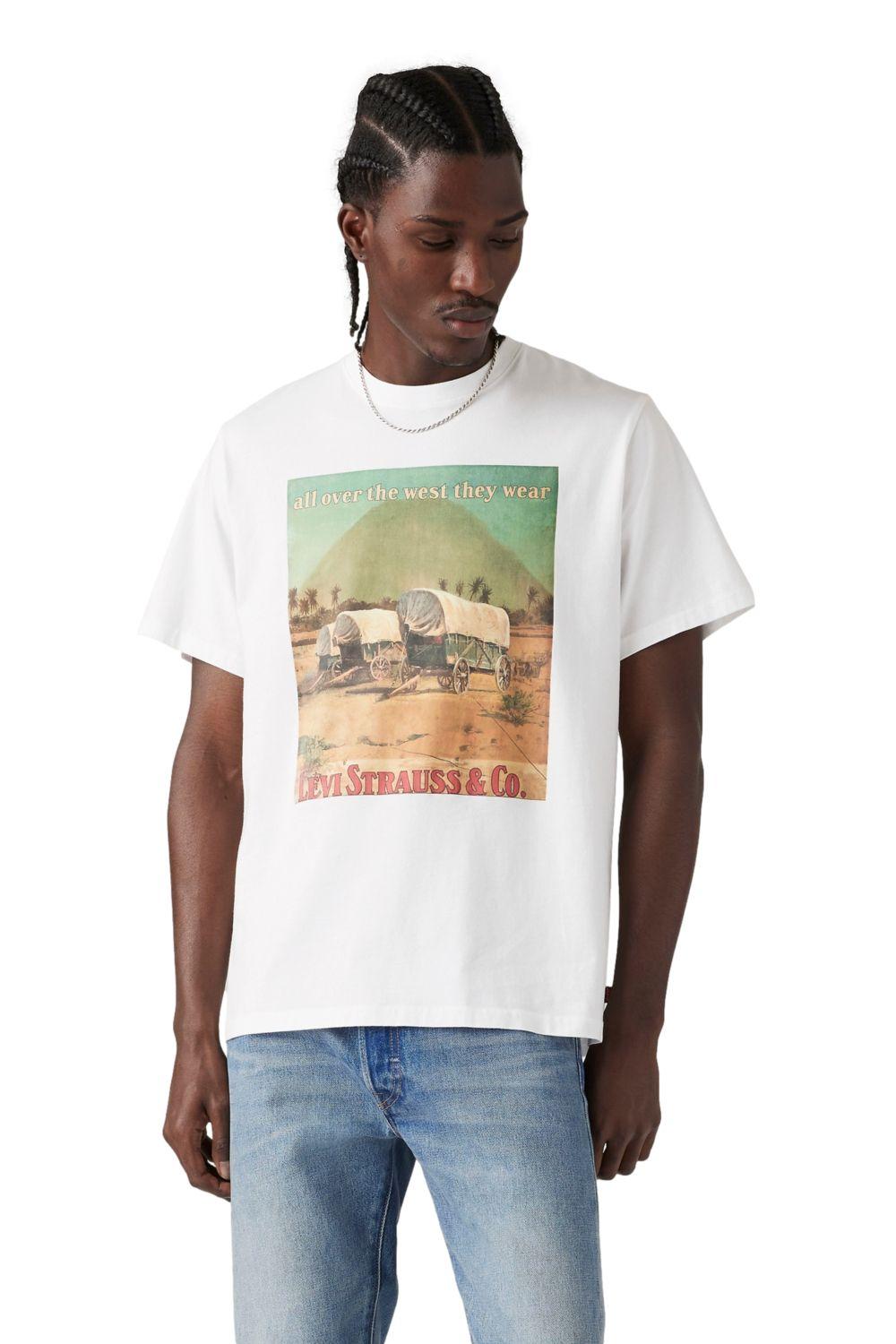 Polera Hombre Ss Relaxed Fit Tee Blanco Levis 16143-1652-2