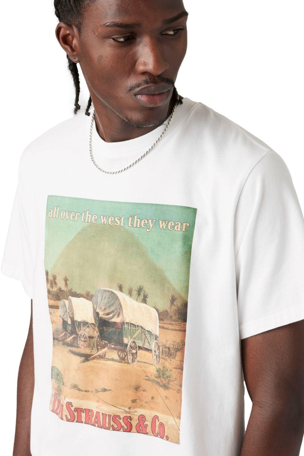 Polera Hombre Ss Relaxed Fit Tee Blanco Levis 16143-1652-3