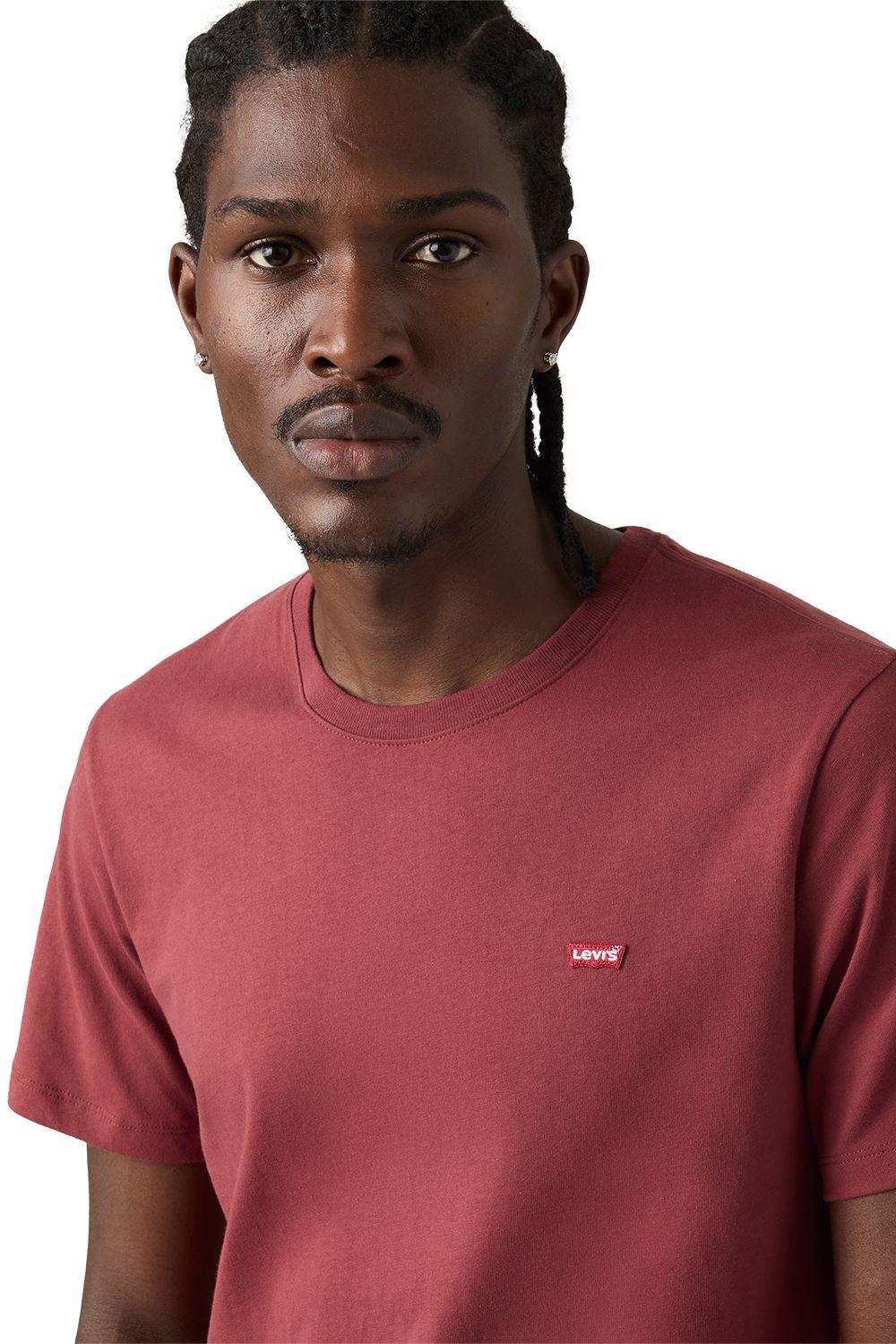 Polera Hombre Ss Original Hm Tee Burdeo Levis 56605-0308-2