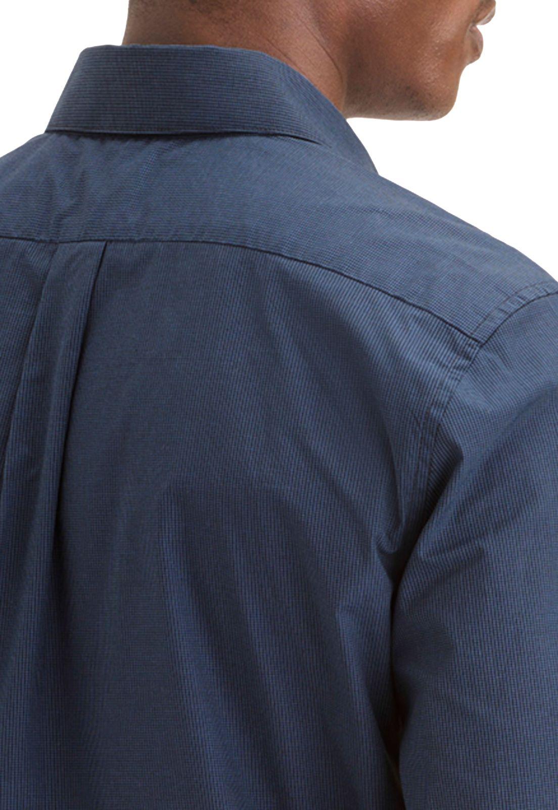 Camisa Hombre Crafted LS Slim Fit Azul A4285-0025-3