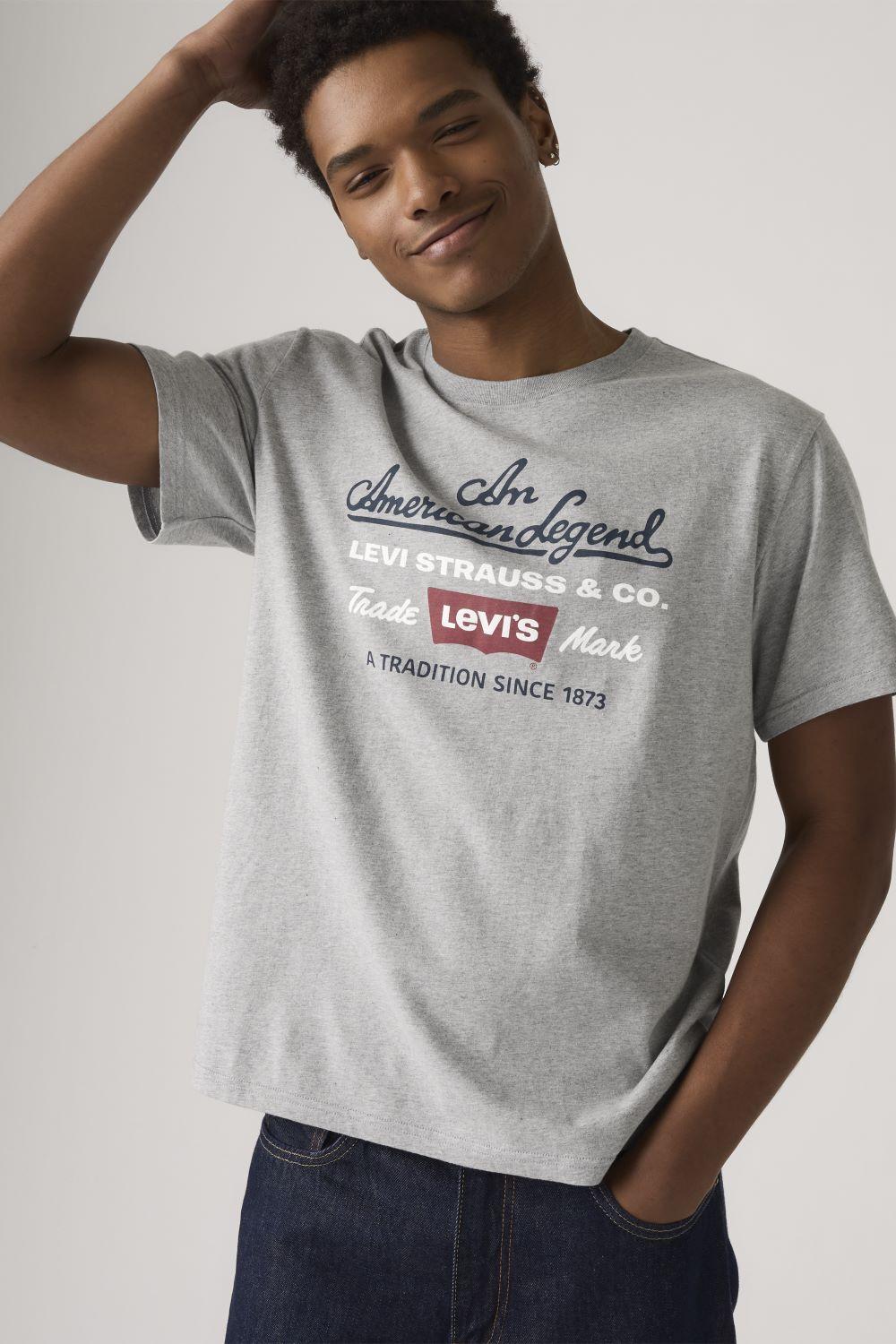 Polera Hombre Relaxed Fit Tee Gris Levis 16143-2171-2