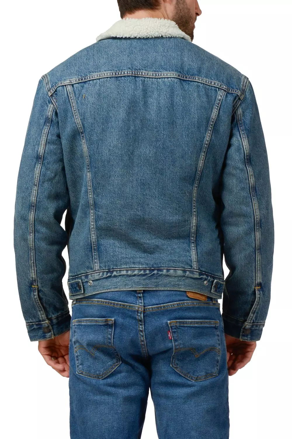 Chaqueta Hombre Sherpa Trucker Azul Levis 16365-0128-2