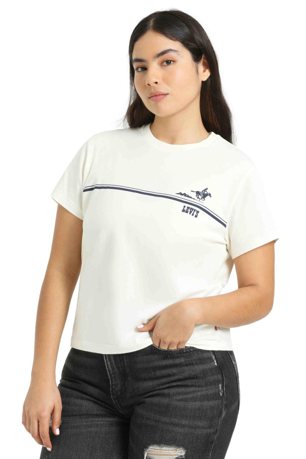 Polera Mujer GRAPHIC CLASSIC TEE Blanco Levis A2226-0069-4