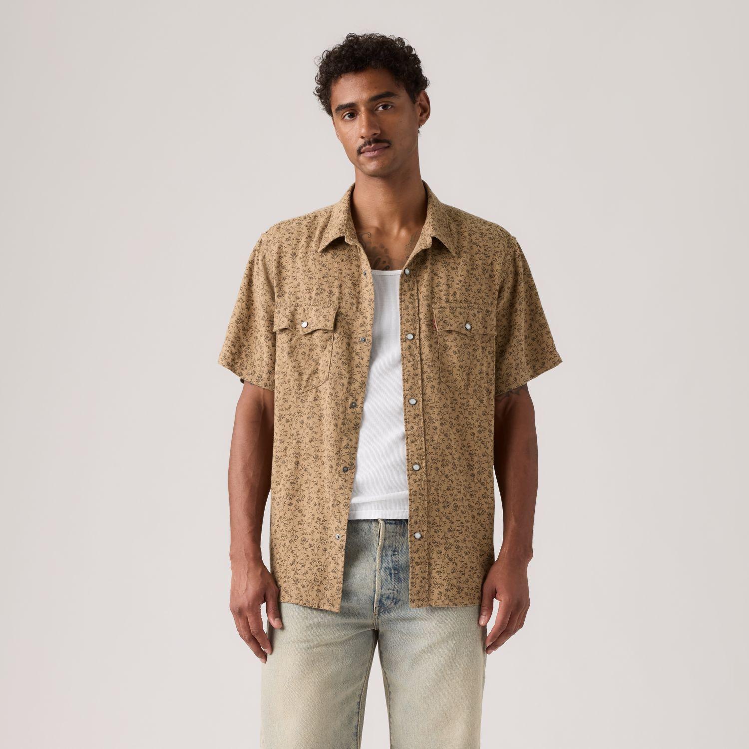 Camisa Hombre Ss Relaxed Fit Western Café Levis A5722-0039-0