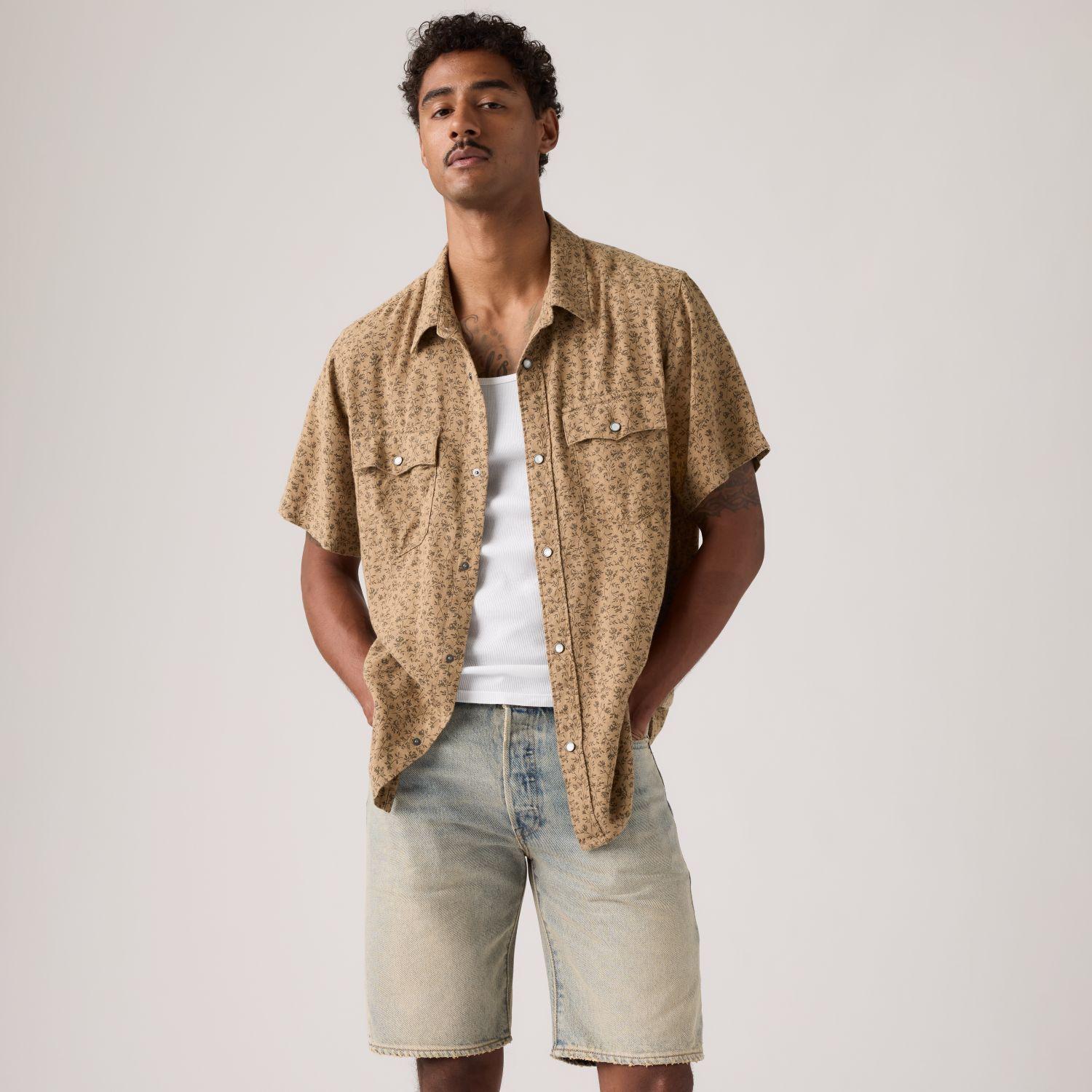Camisa Hombre Ss Relaxed Fit Western Café Levis A5722-0039-2