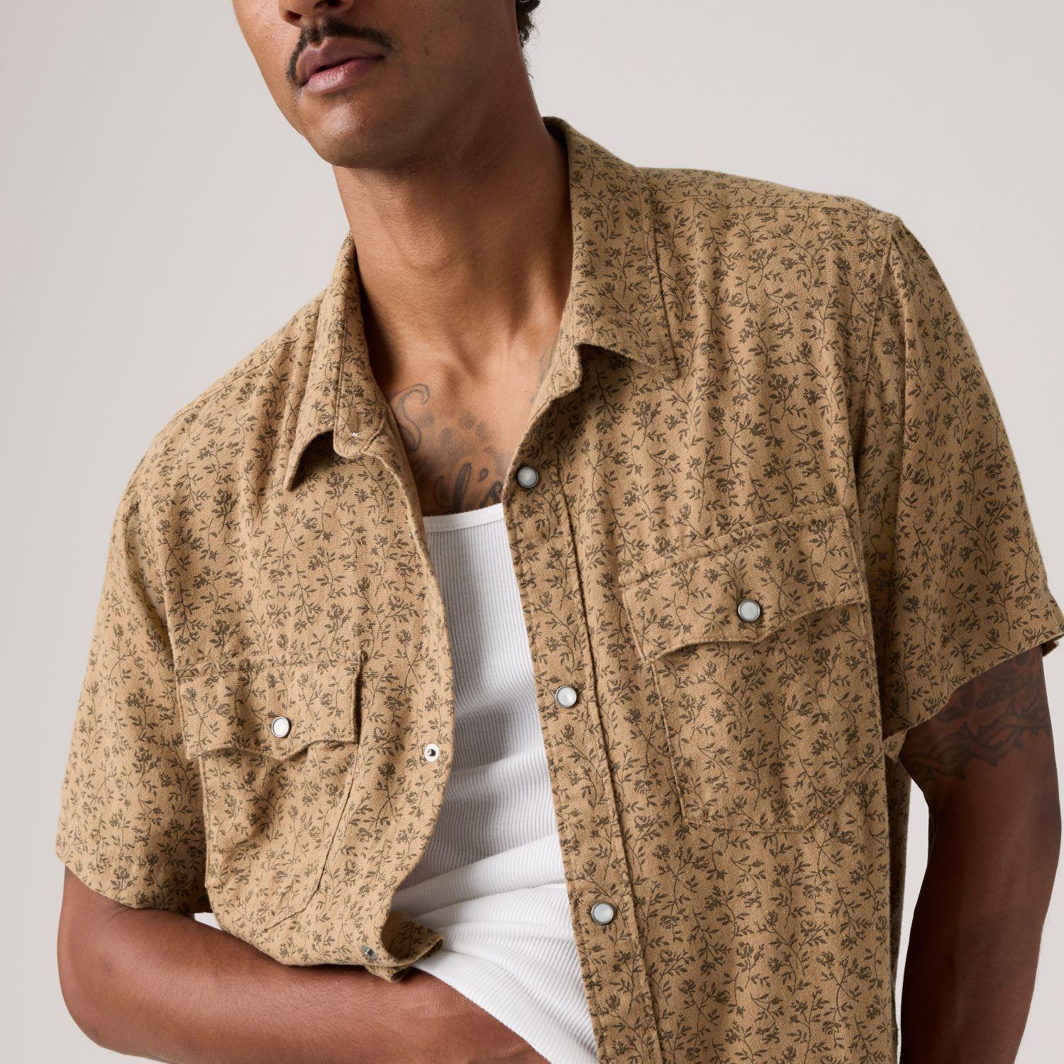 Camisa Hombre Ss Relaxed Fit Western Café Levis A5722-0039-3