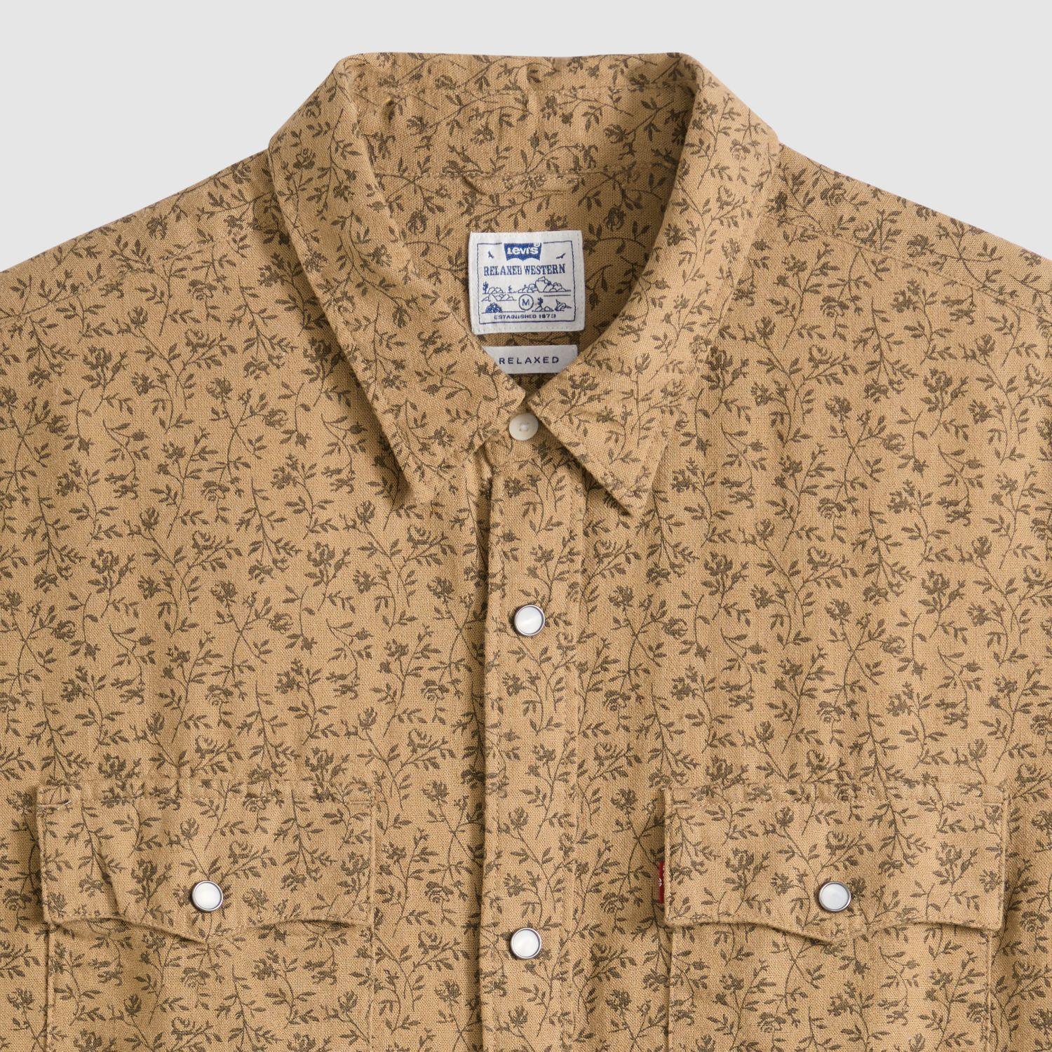 Camisa Hombre Ss Relaxed Fit Western Café Levis A5722-0039-4