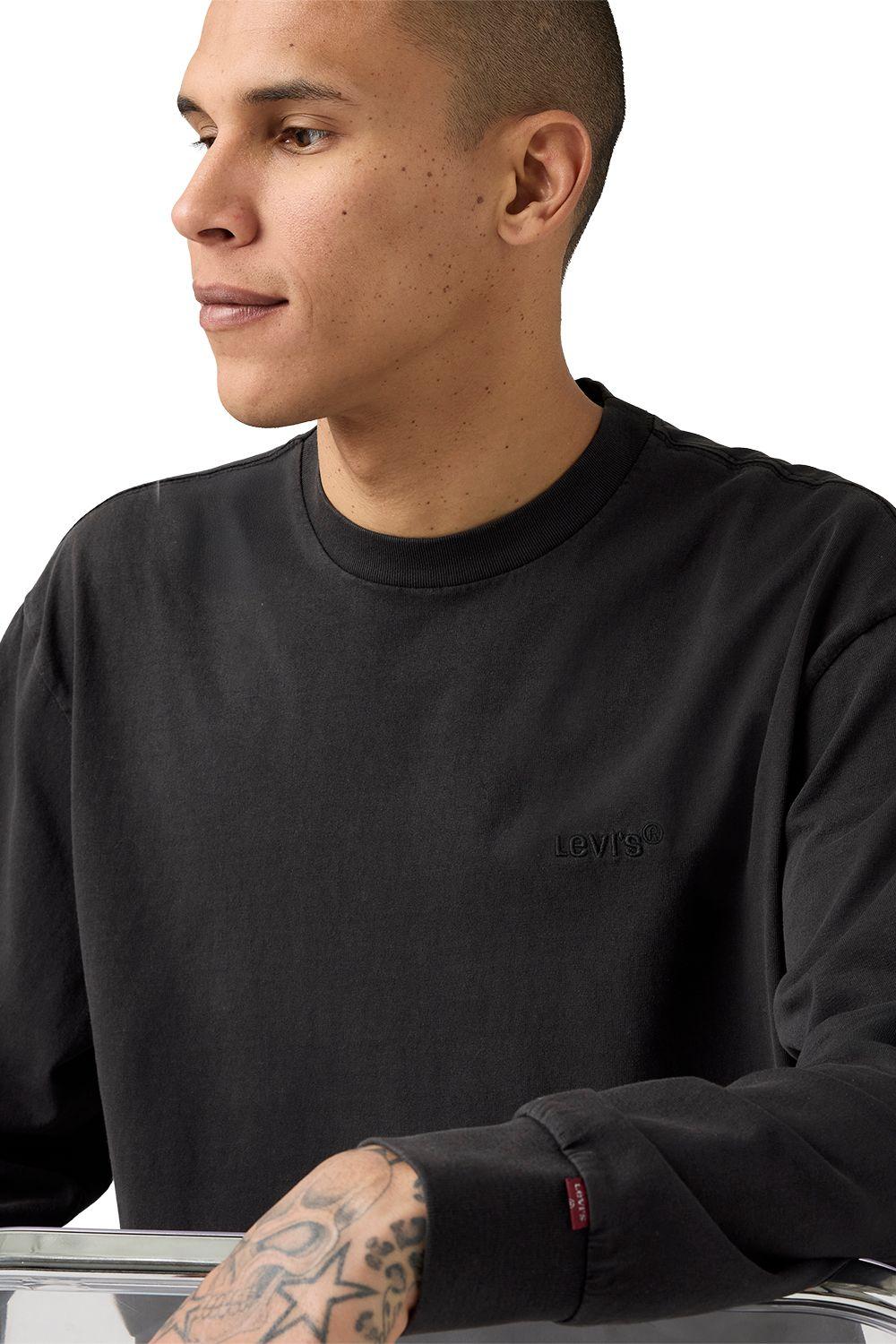 Polera Hombre Authentic Tee Negro Levis A6887-0032-2