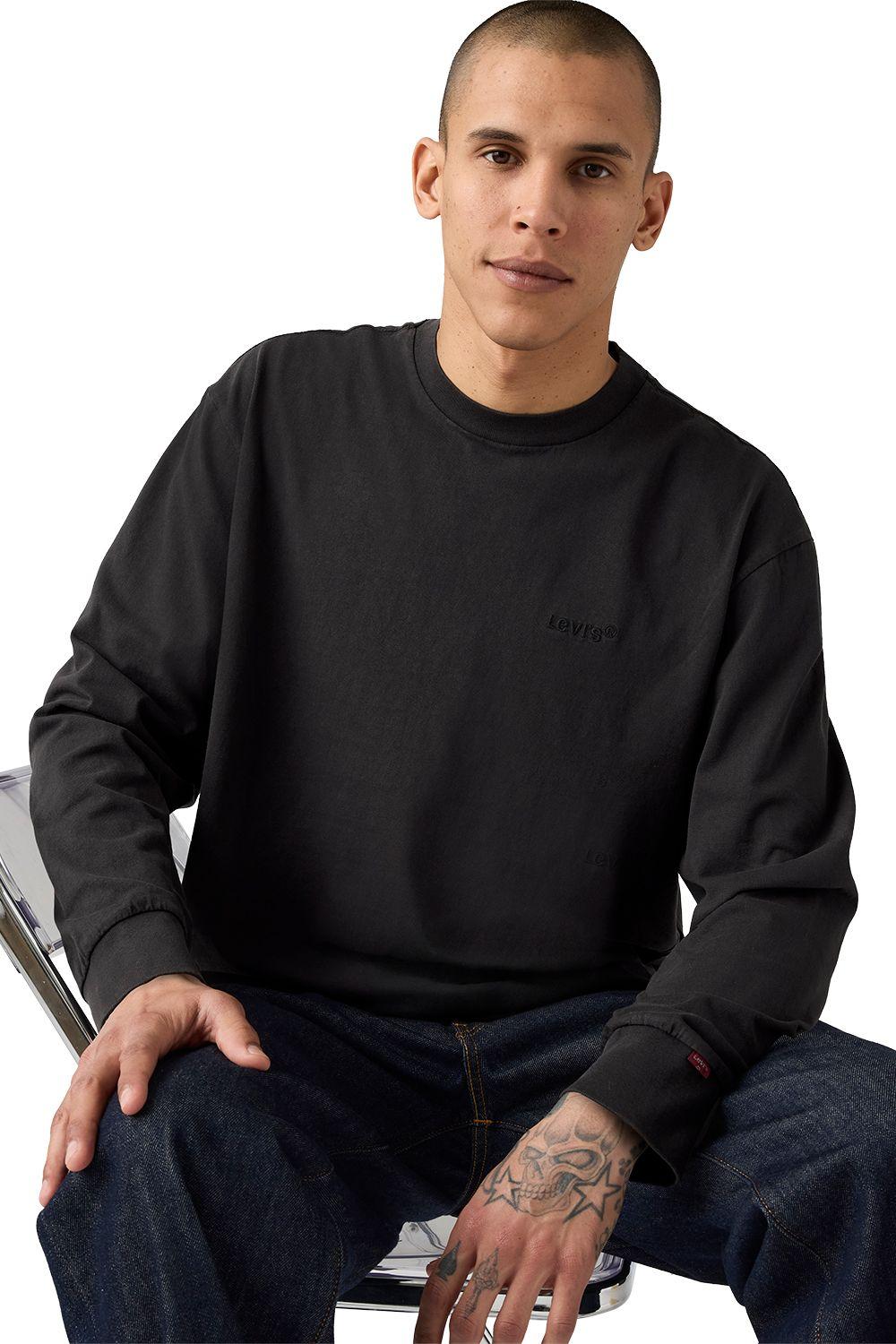 Polera Hombre Authentic Tee Negro Levis A6887-0032-3