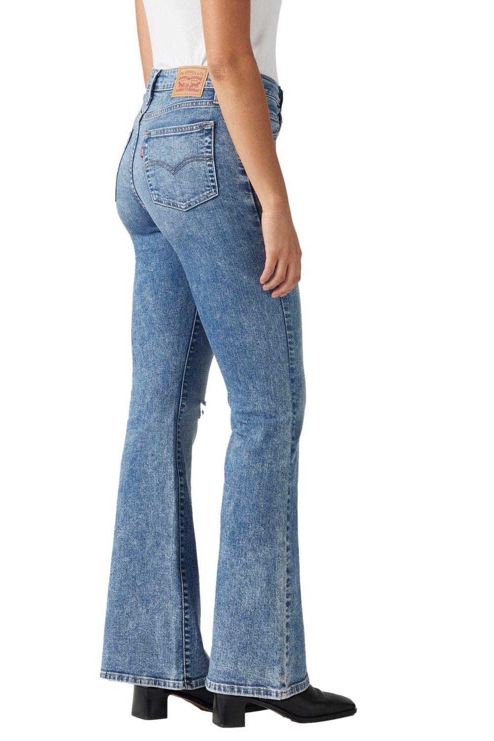 Jeans Mujer 726 Hr Flare Celeste Levis A3410-0072-1