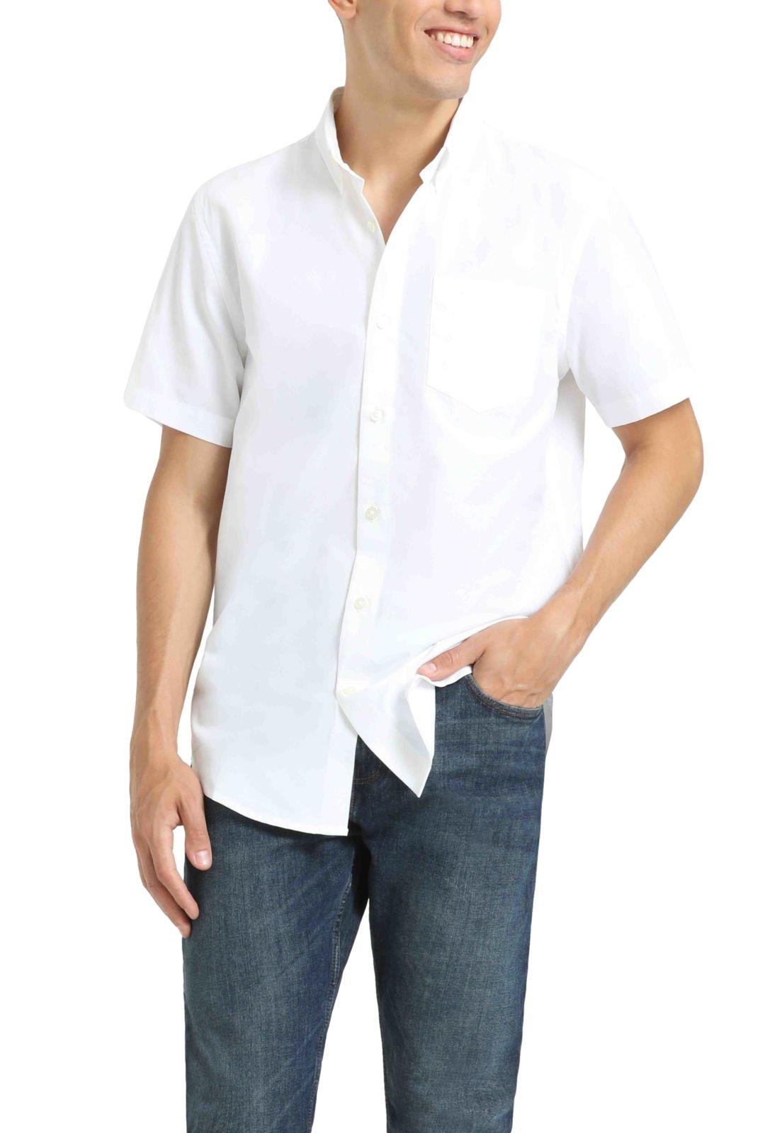 Camisa Hombre Woven Refine SL Regular Fit Blanco 54729-0927-0