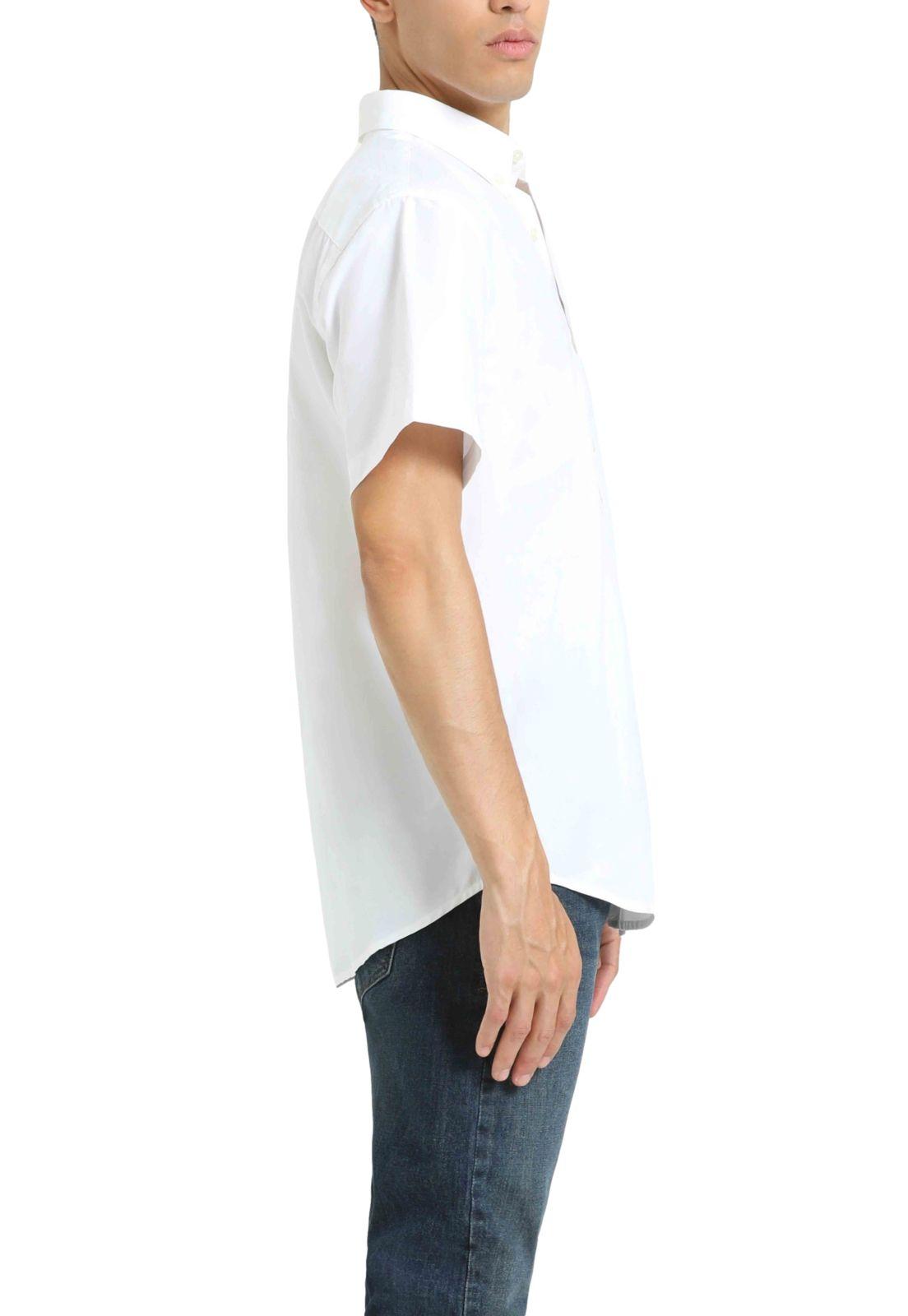 Camisa Hombre Woven Refine SL Regular Fit Blanco 54729-0927-1