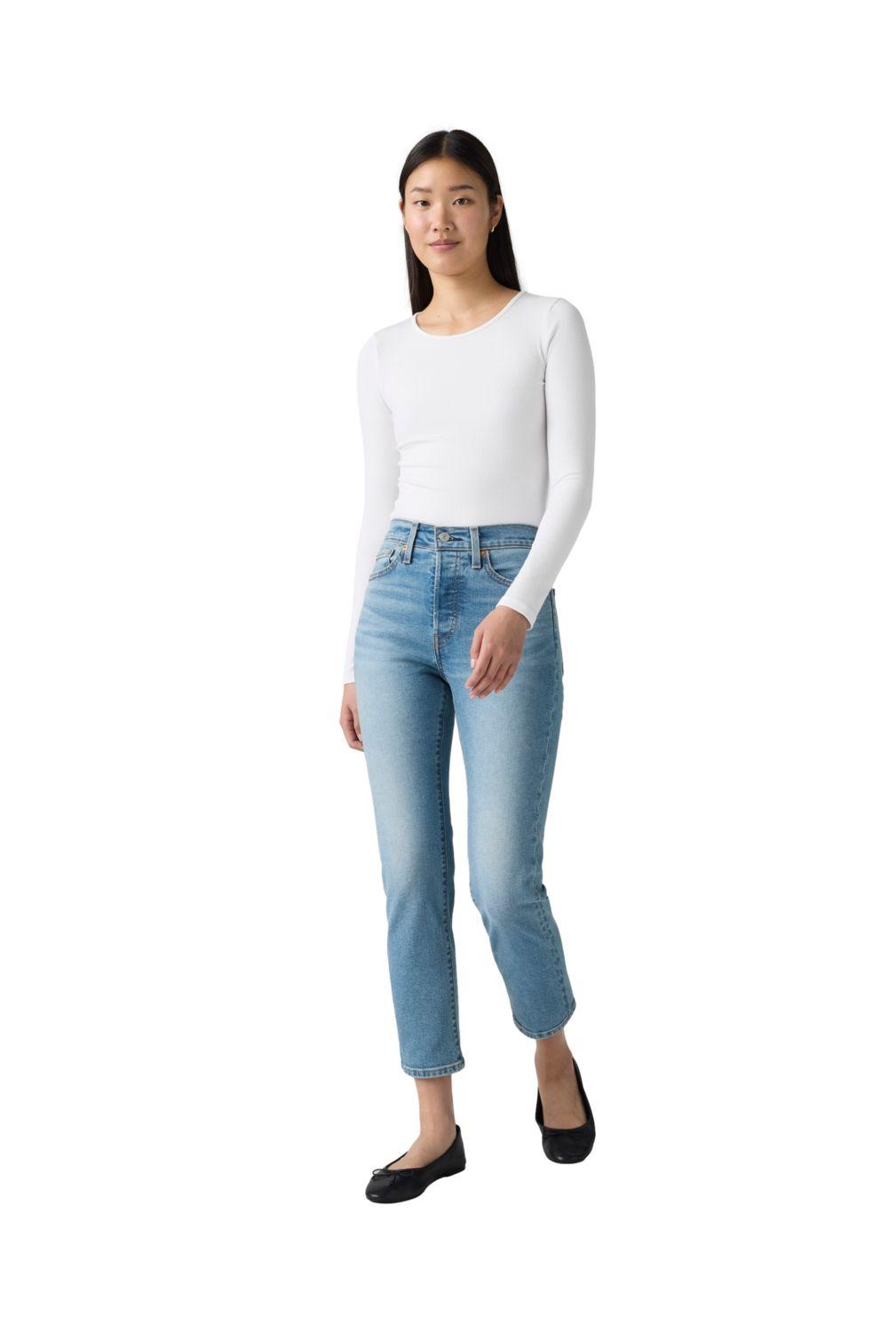Jeans Mujer Wedgie Straight Azul Levis 34964-0263-3
