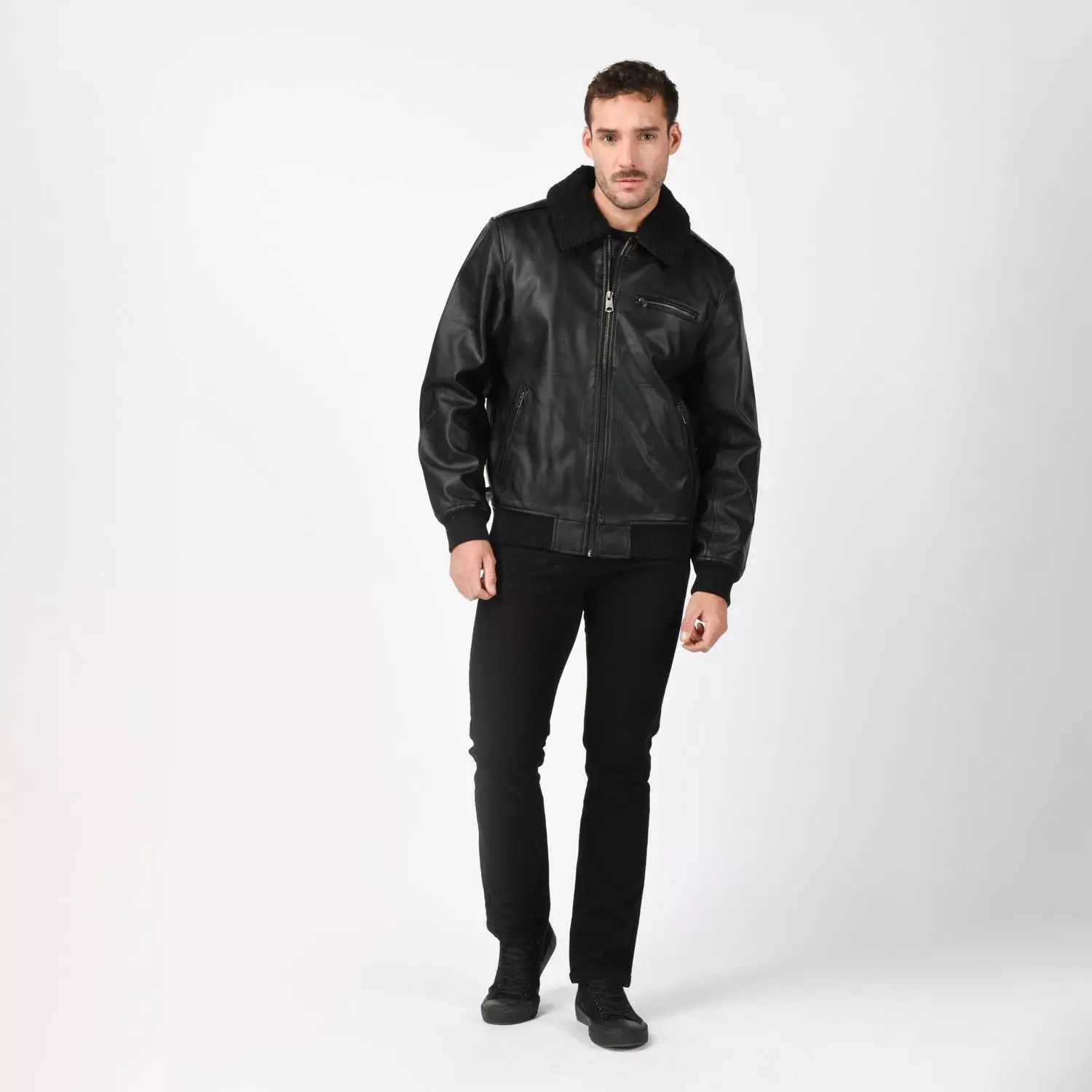 Chaqueta Hombre Aviator Negro Levis 59491-0568-3