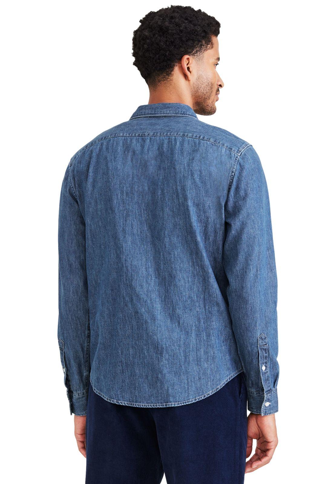 Camisa Hombre Casual Regular Fit Azul 52669-0406-2
